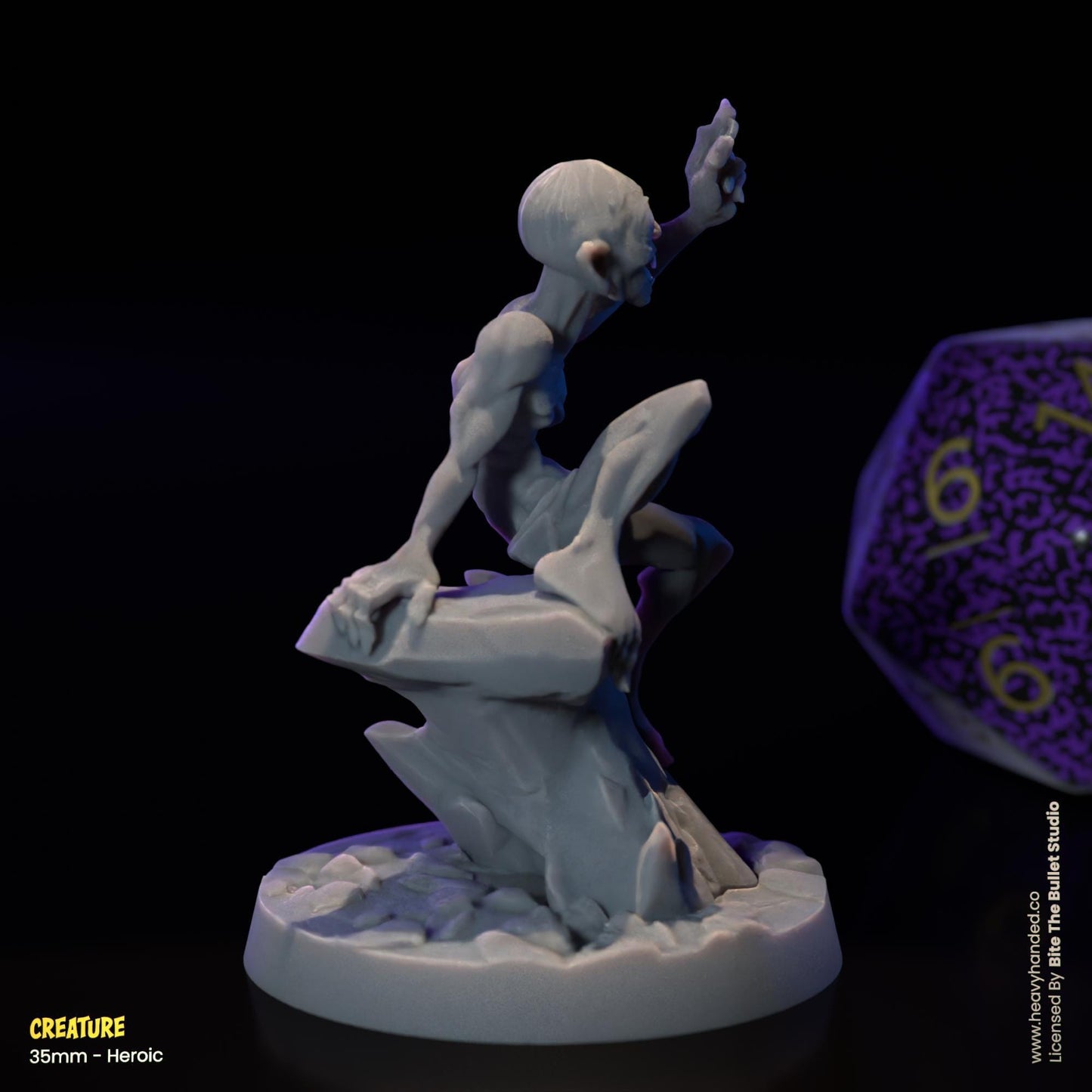 Creature Miniature (Sméagol/Gollum) | Dungeons and Dragons Mini RPG Tabletop Miniature DnD Painting Pathfinder 5e DnD | BtB