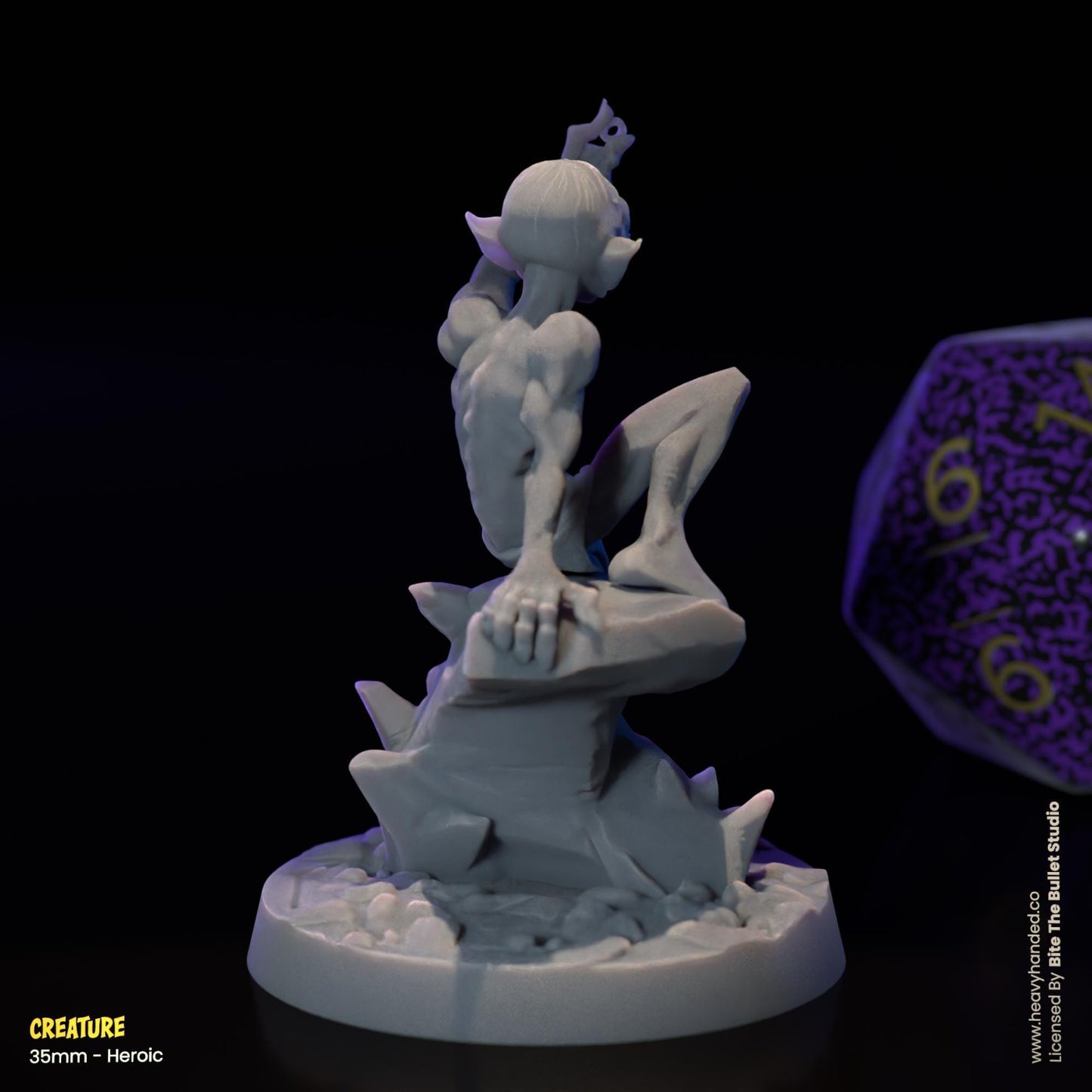 Creature Miniature (Sméagol/Gollum) | Dungeons and Dragons Mini RPG Tabletop Miniature DnD Painting Pathfinder 5e DnD | BtB