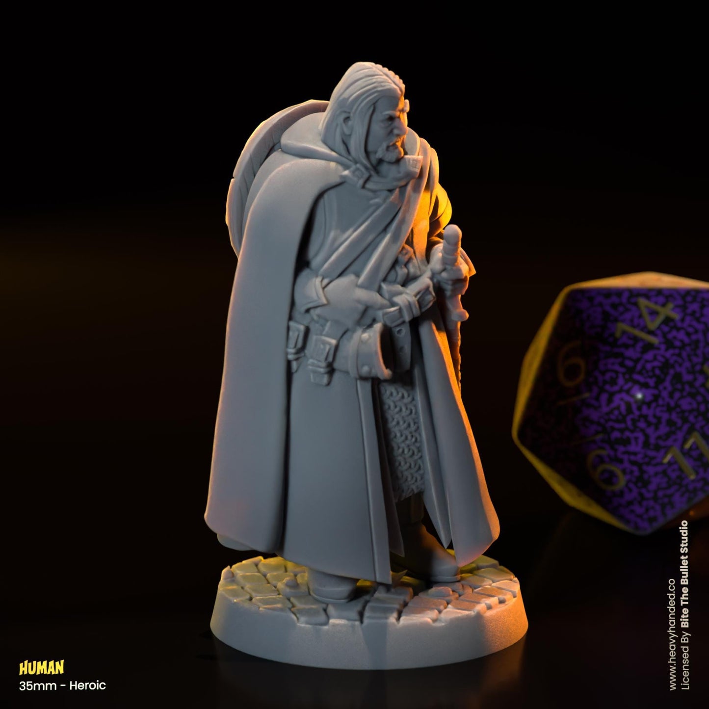Human Miniature (Boromir) | Dungeons and Dragons Mini RPG Tabletop Miniature DnD Painting Pathfinder 5e DnD | BtB