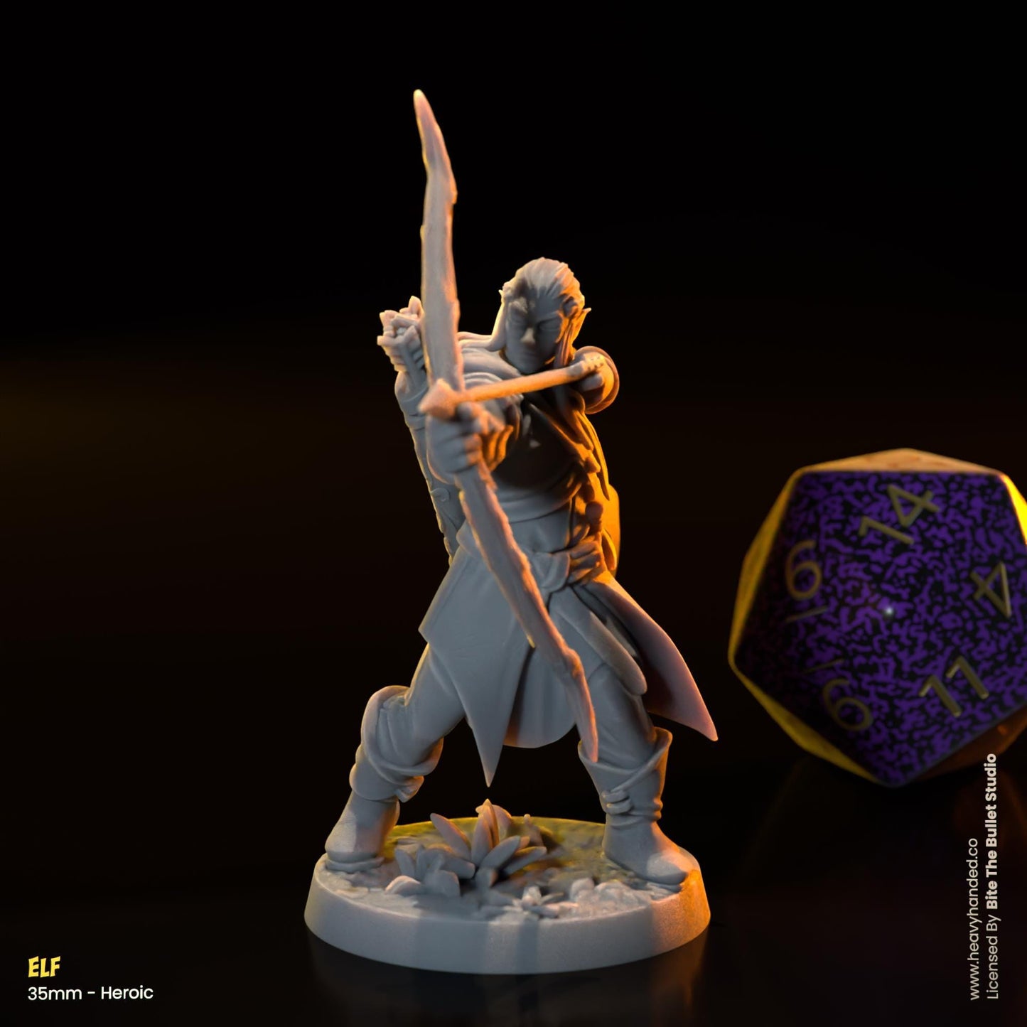 Elf Miniature (Legolas) | Dungeons and Dragons Mini RPG Tabletop Miniature DnD Painting Pathfinder 5e DnD | BtB