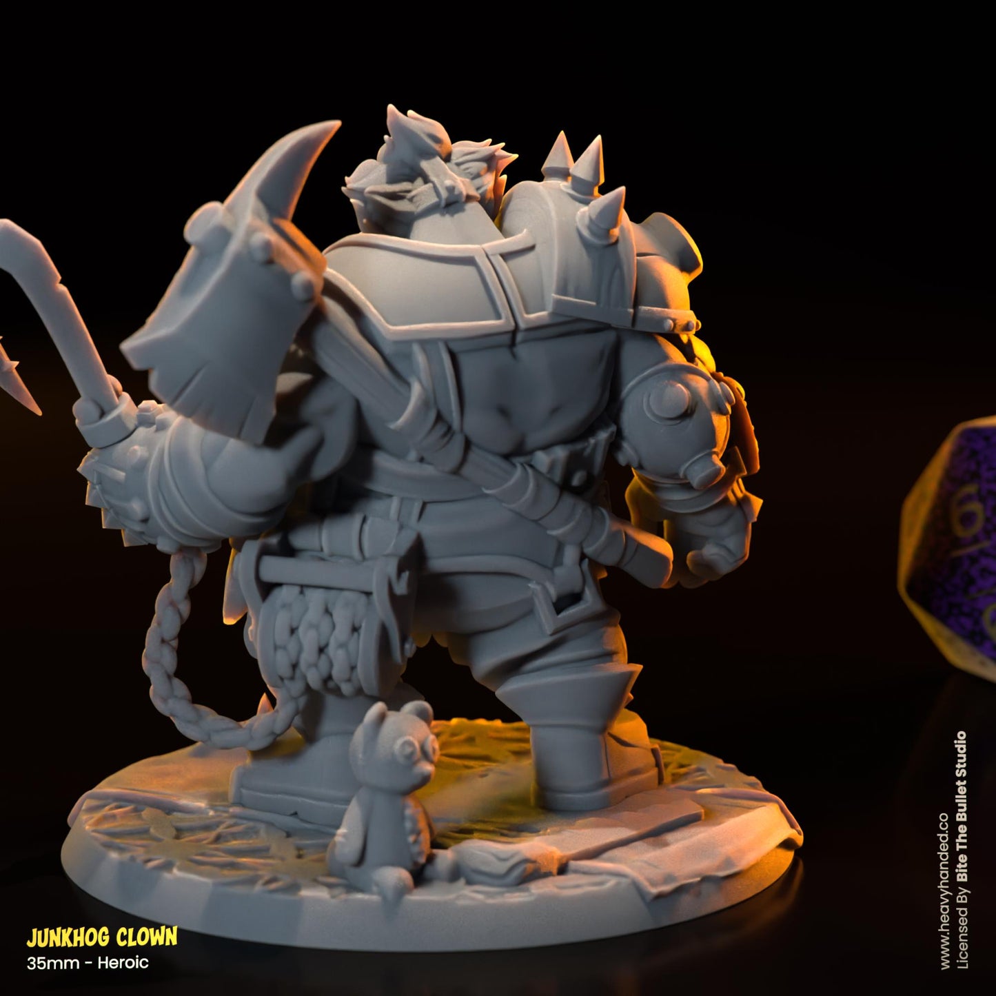 Roadhog Enforcer Overwatch D&D RPG 32mm Miniature