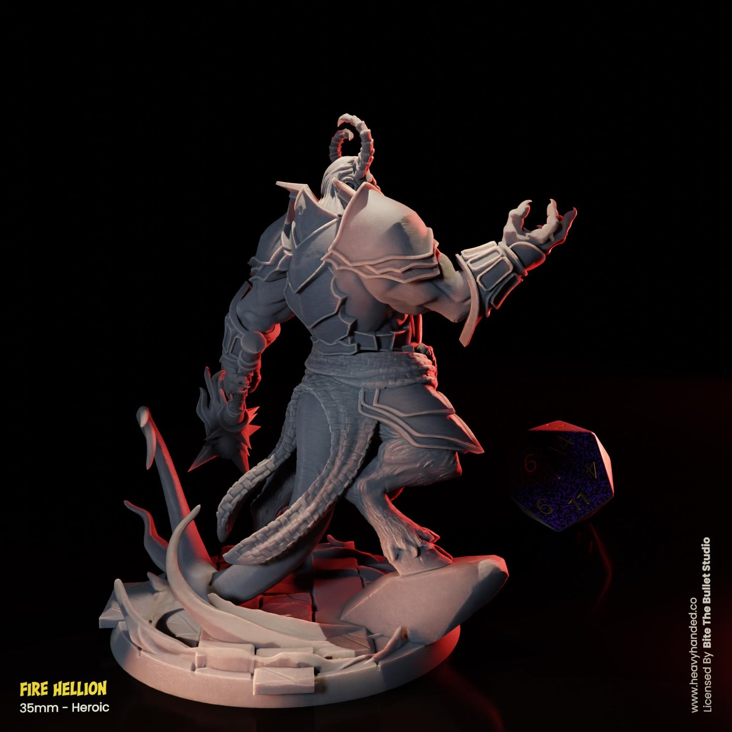 Fire Hellion D&D Tabletop RPG 32mm Miniature