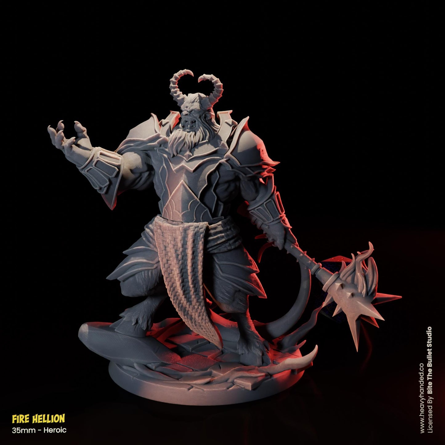 Fire Hellion D&D Tabletop RPG 32mm Miniature