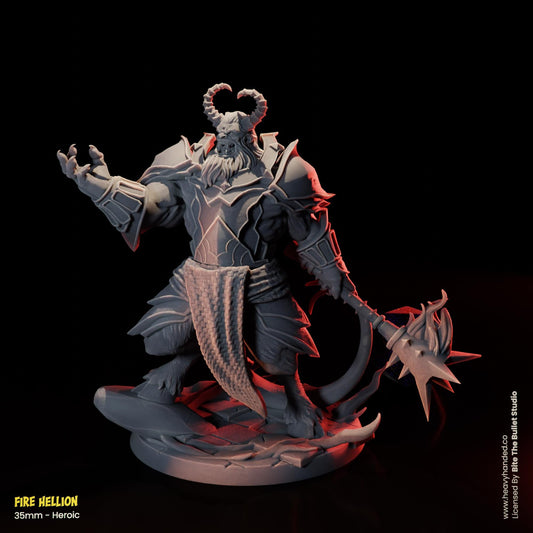 Fire Hellion D&D Tabletop RPG 32mm Miniature