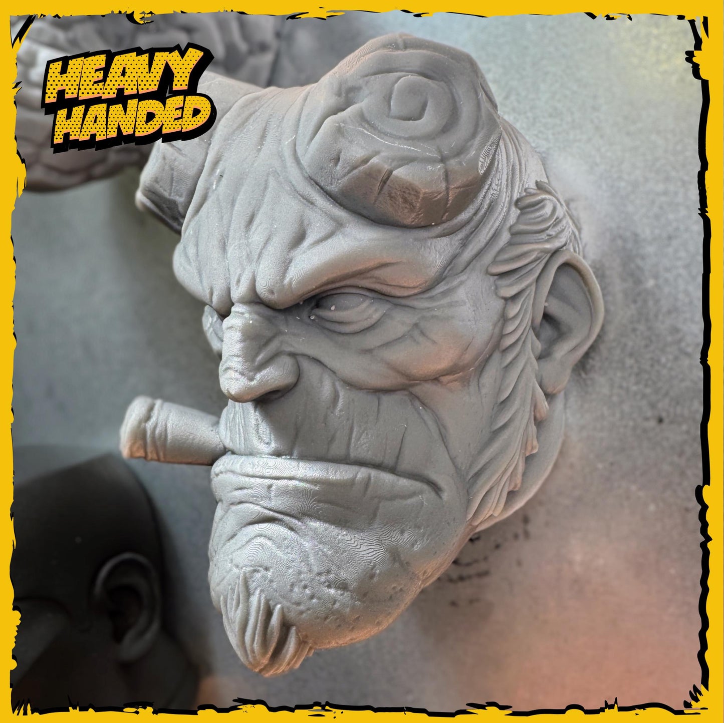 Infernal Outlaw Comic Book Fan Art Head Magnet