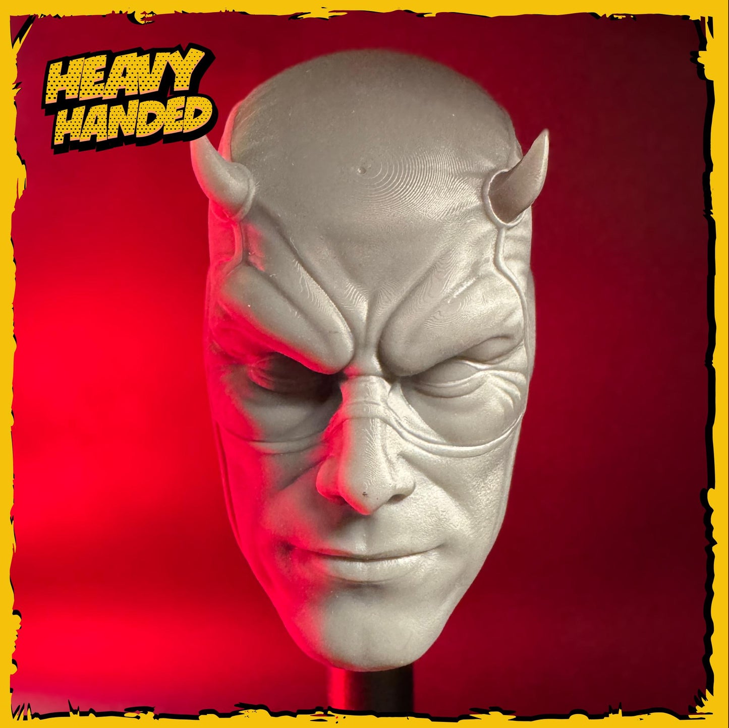 Scarlet Vigilante Comic Book Fan Art Head Magnet