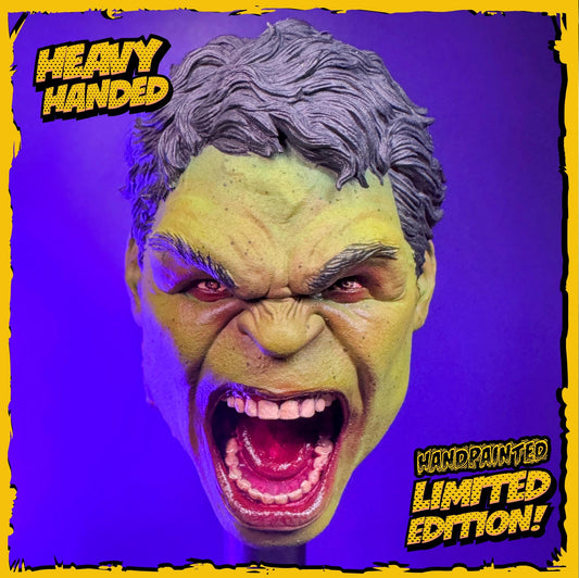 Hand-Painted Gamma Goliath Comic Fan Art Head Magnet