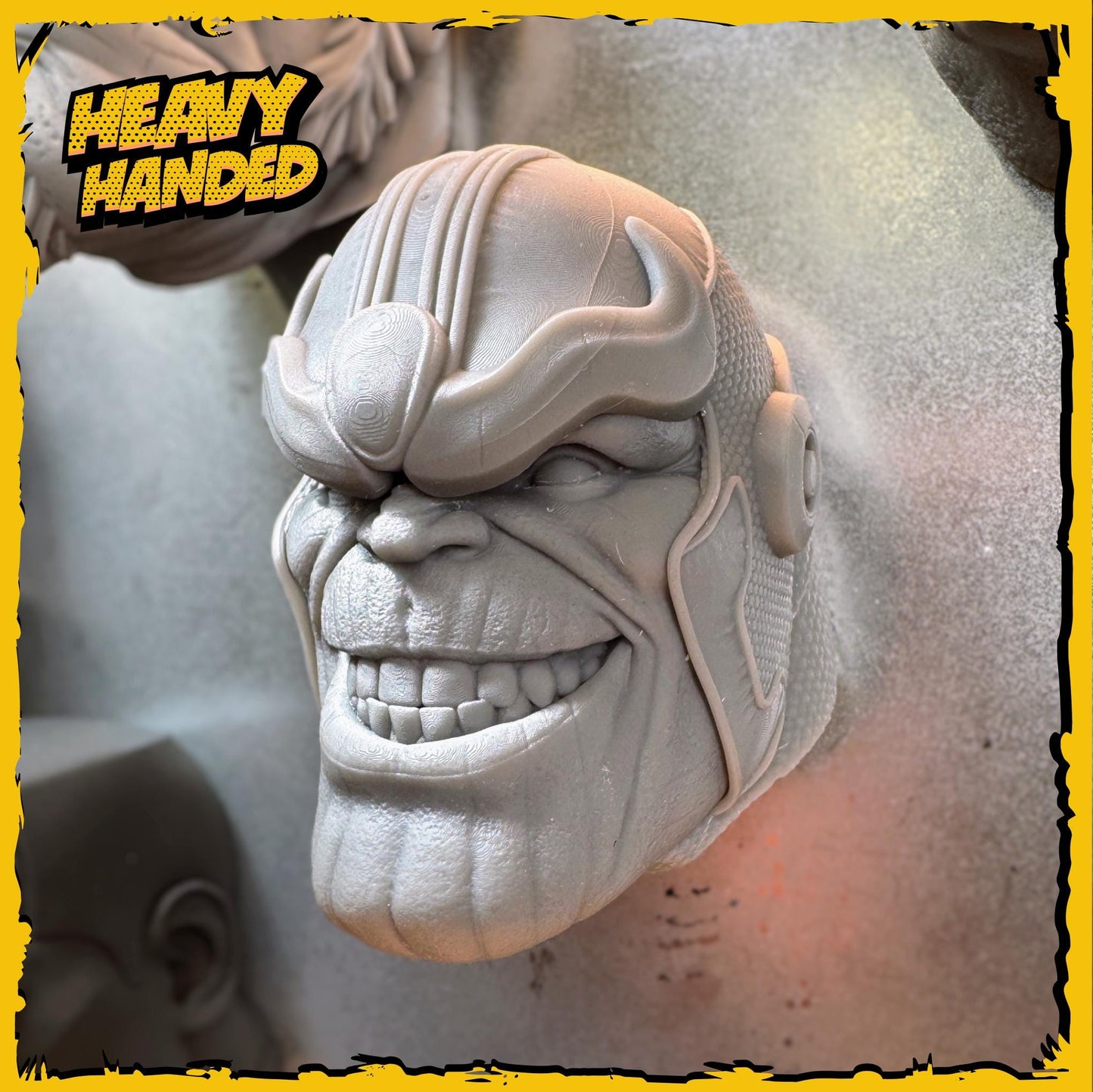 Infinity Titan Comic Book Fan Art Head Magnet