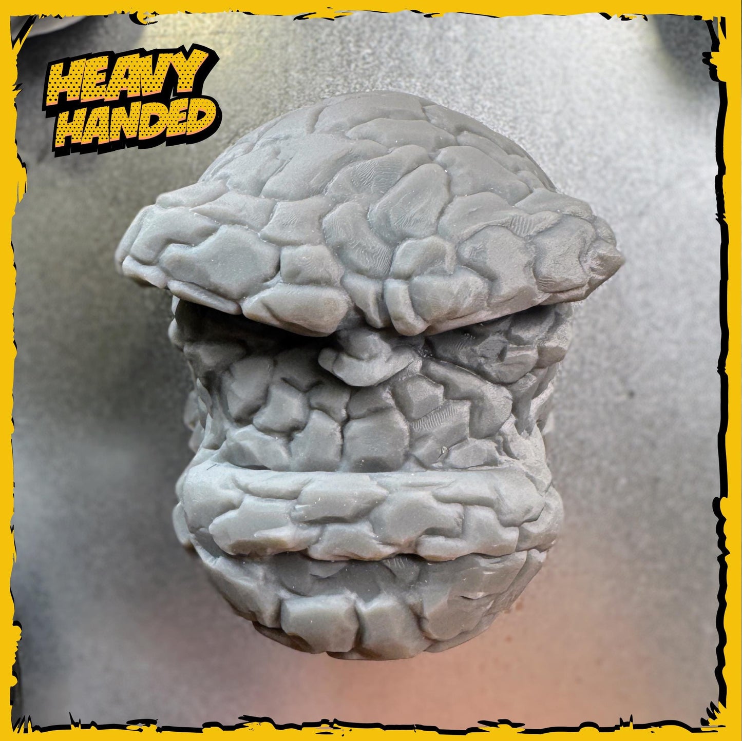 Stone Sentinel Comic Book Fan Art Head Magnet