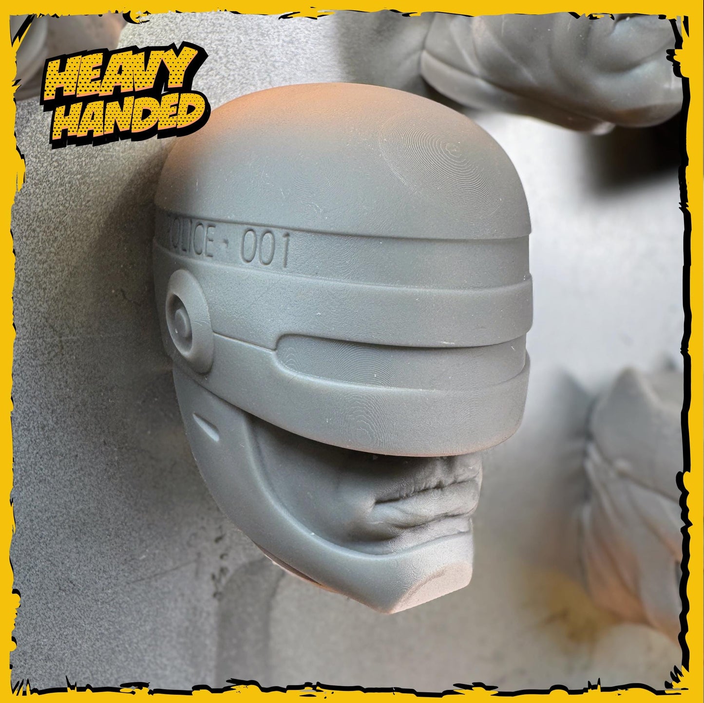 Robo Marshal Comic Book Fan Art Head Magnet