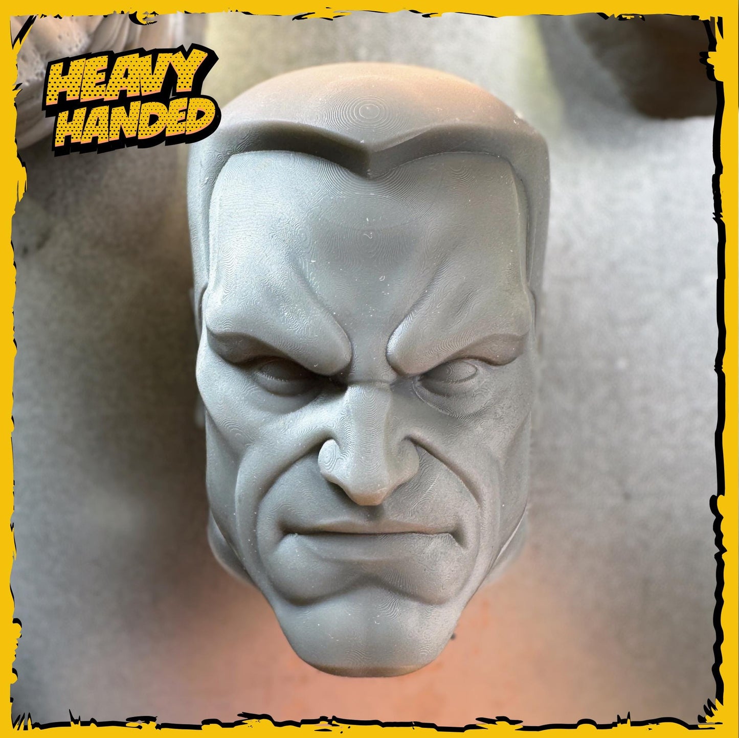 Steel Sentinel Comic Book Fan Art Head Magnet