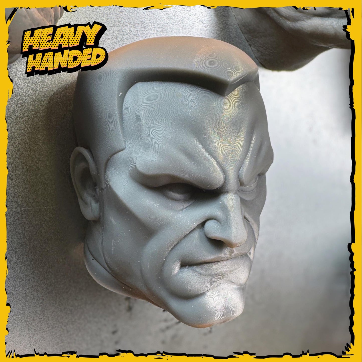 Steel Sentinel Comic Book Fan Art Head Magnet