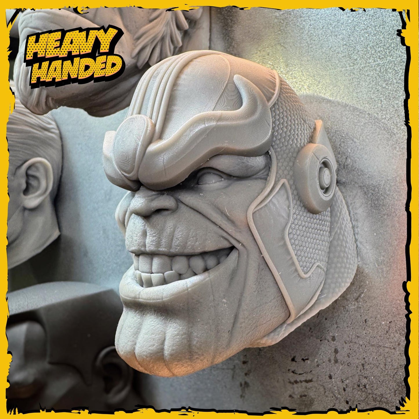 Infinity Titan Comic Book Fan Art Head Magnet