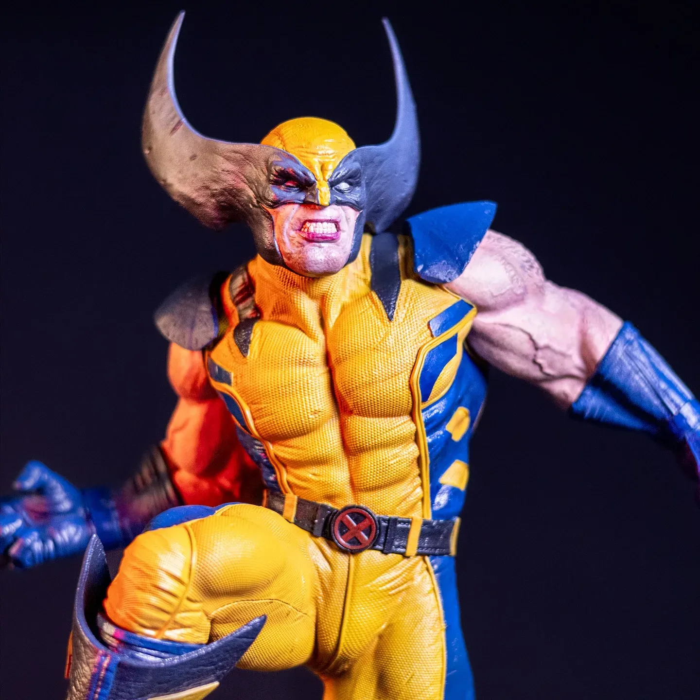 Wolverine Statue, view 6
