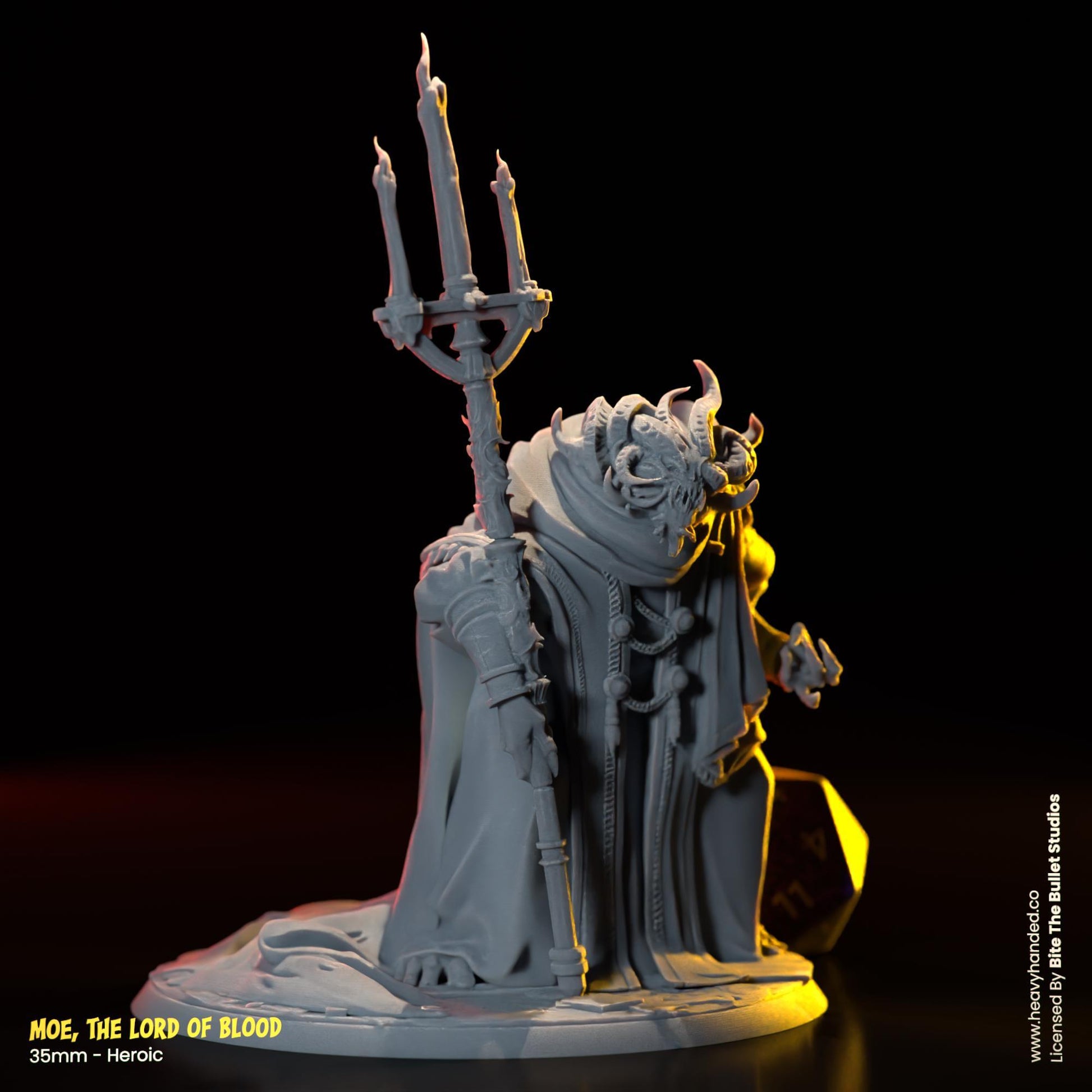 Moe, The Blood Lord | Bullet Souls Pt. 2 | Bite the Bullet | Fantasy Miniature | Elden Ring | Mohg, Lord of Blood | D&D | TTRPG | RPG Model