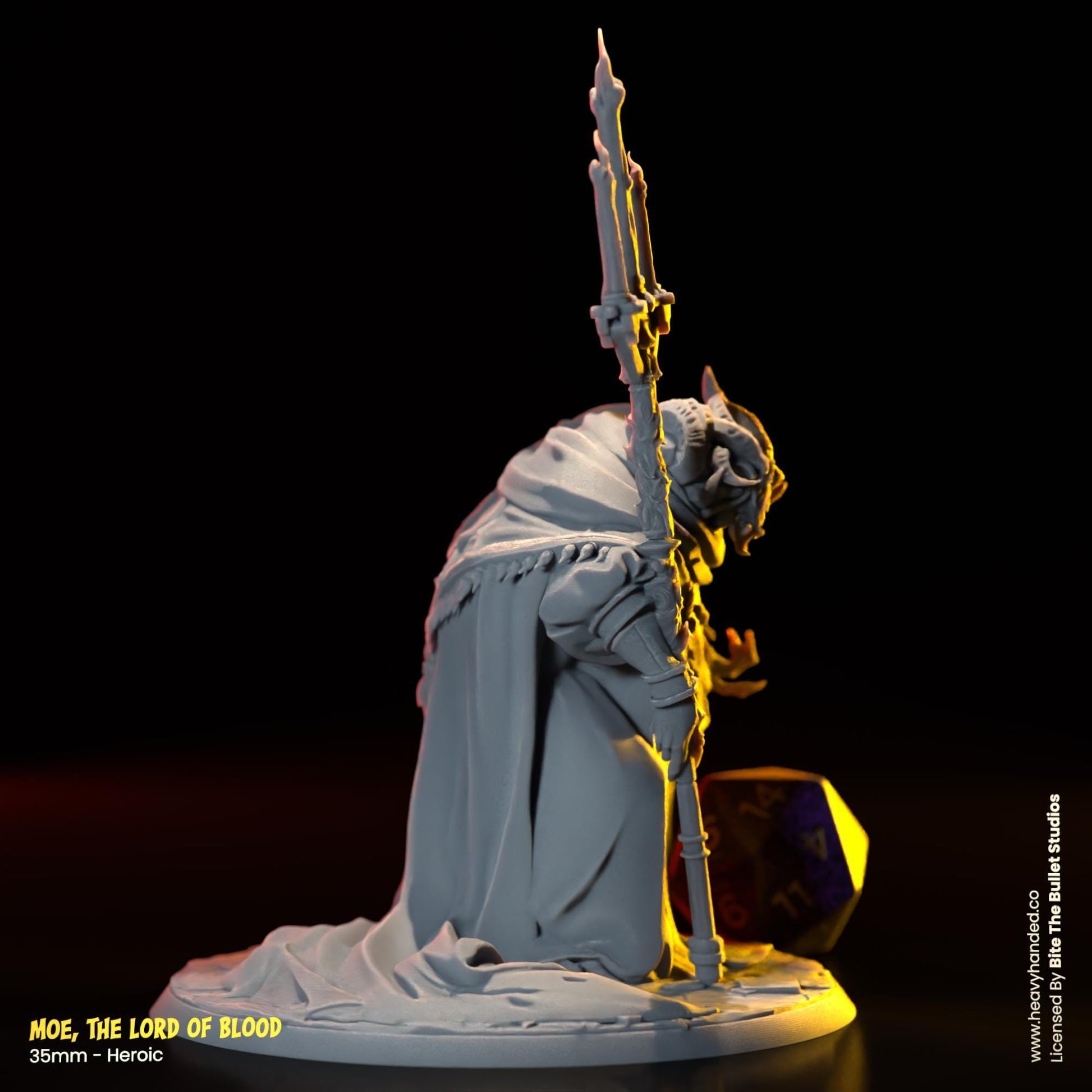 Moe, The Blood Lord | Bullet Souls Pt. 2 | Bite the Bullet | Fantasy Miniature | Elden Ring | Mohg, Lord of Blood | D&D | TTRPG | RPG Model