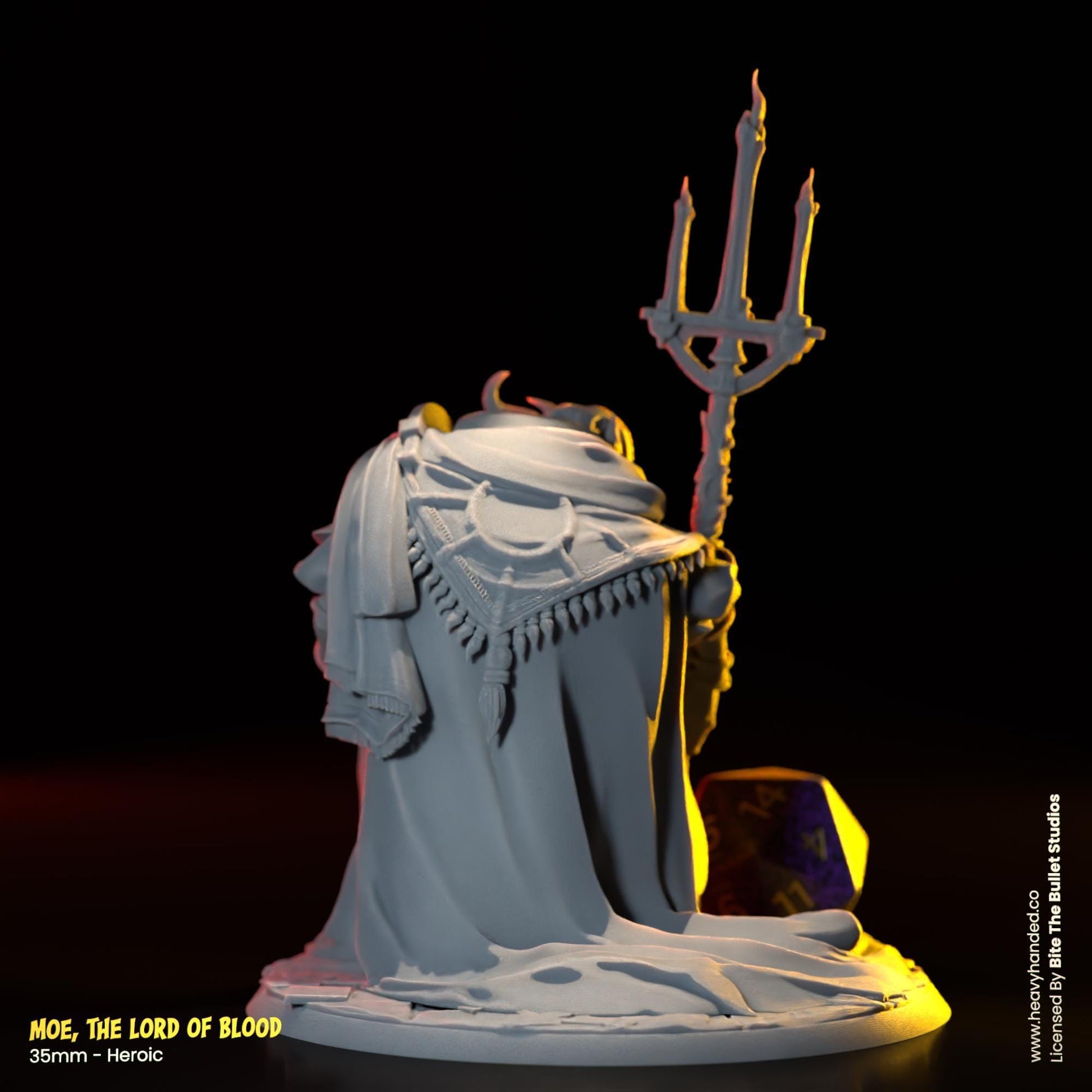 Moe, The Blood Lord | Bullet Souls Pt. 2 | Bite the Bullet | Fantasy Miniature | Elden Ring | Mohg, Lord of Blood | D&D | TTRPG | RPG Model