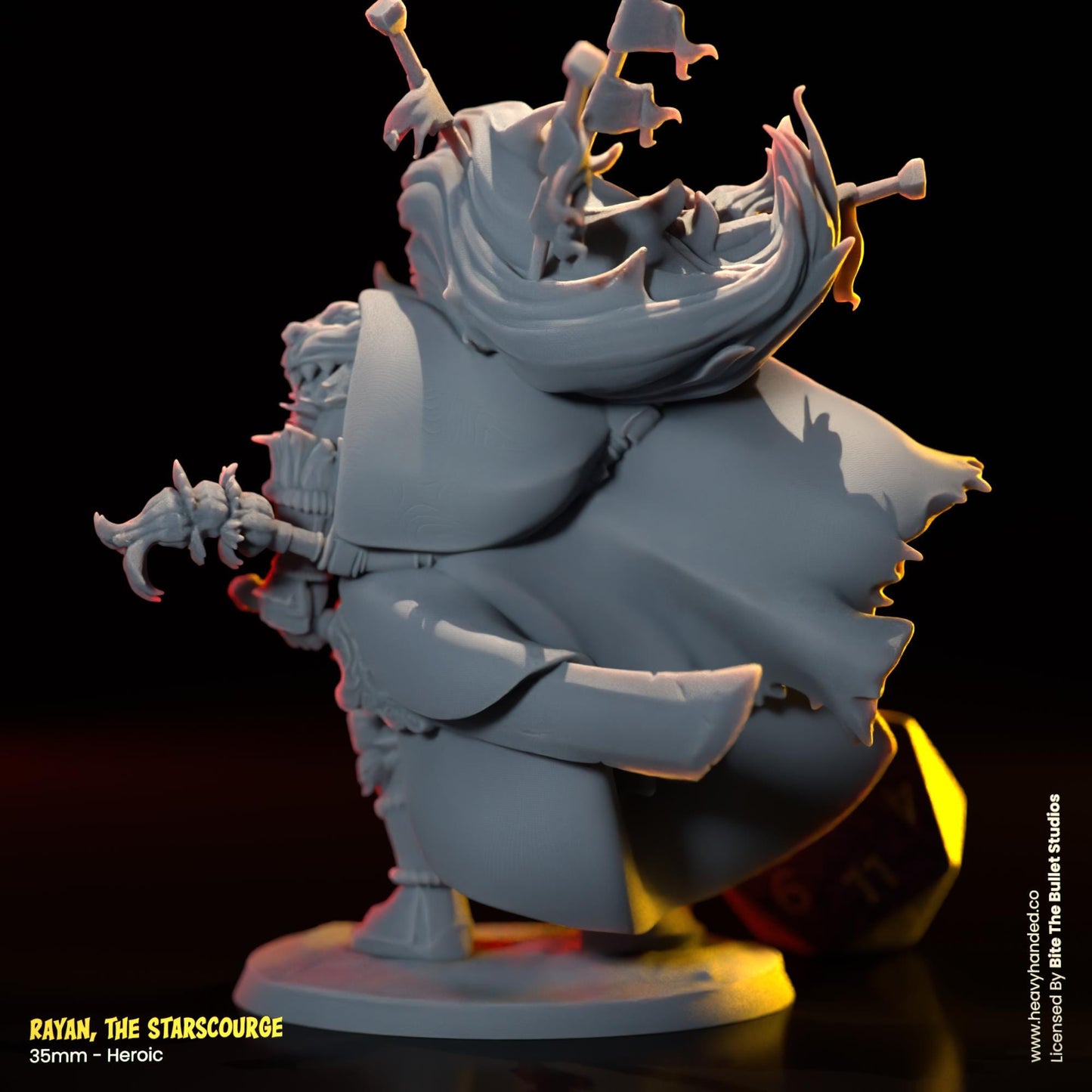 Rayan, The Starscourge | Bullet Souls Pt. 2 | Bite the Bullet | Radahn, the Starscourge | Fantasy Miniature | Elden Ring | D&D | RPG Model