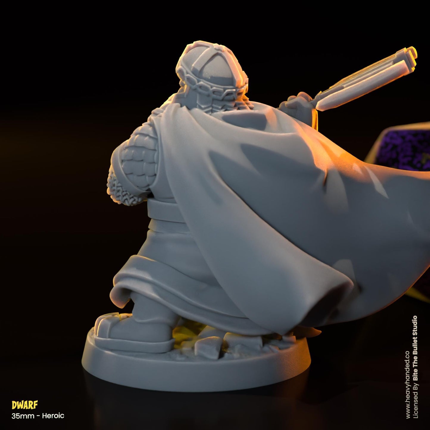Dwarf Miniature (Gimli) | Dungeons and Dragons Mini RPG Tabletop Miniature DnD Painting Pathfinder 5e DnD | BtB