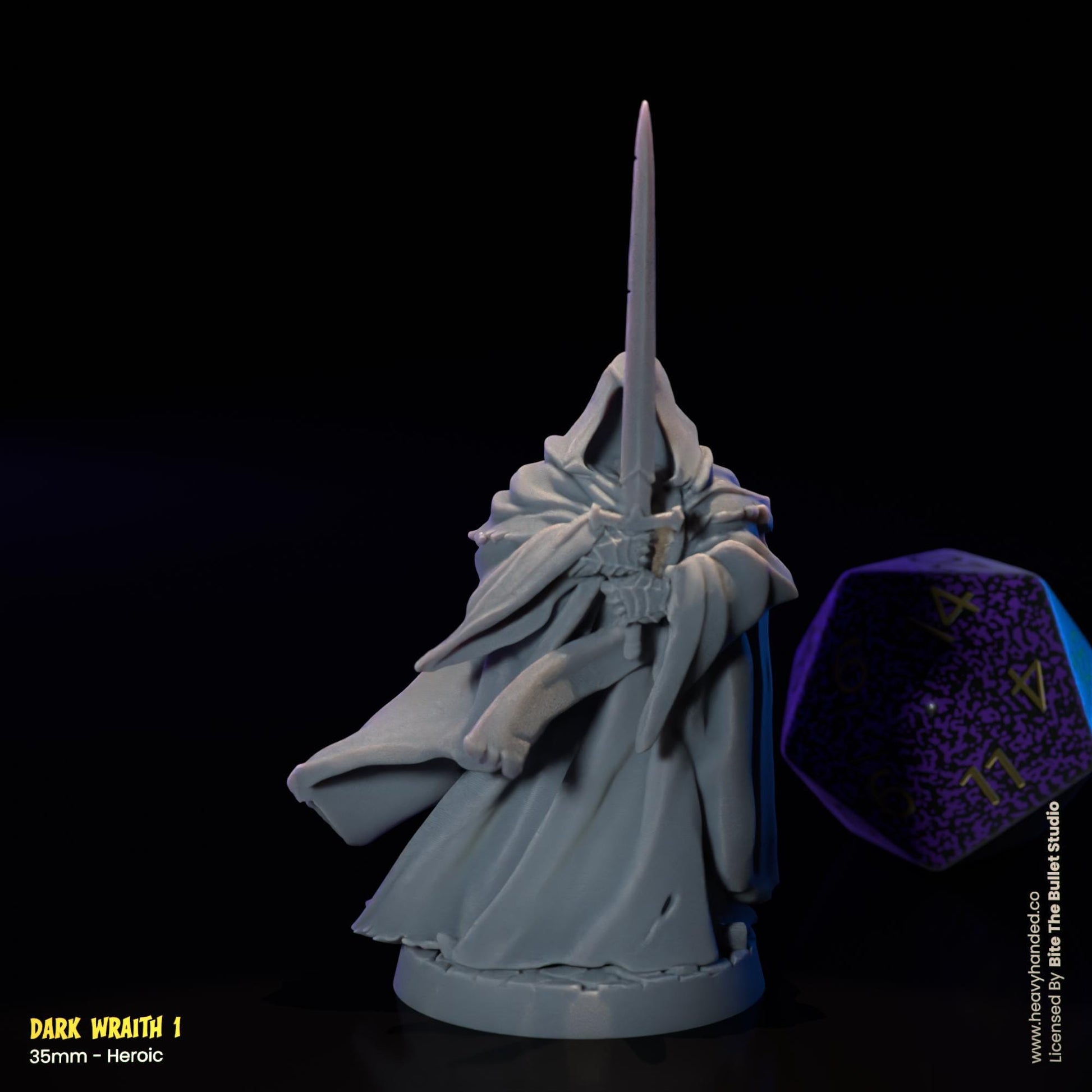 Dark Wraiths (Nazgûl) Miniatures | Dungeons and Dragons Mini RPG Tabletop Miniature DnD Painting Pathfinder 5e DnD | BtB