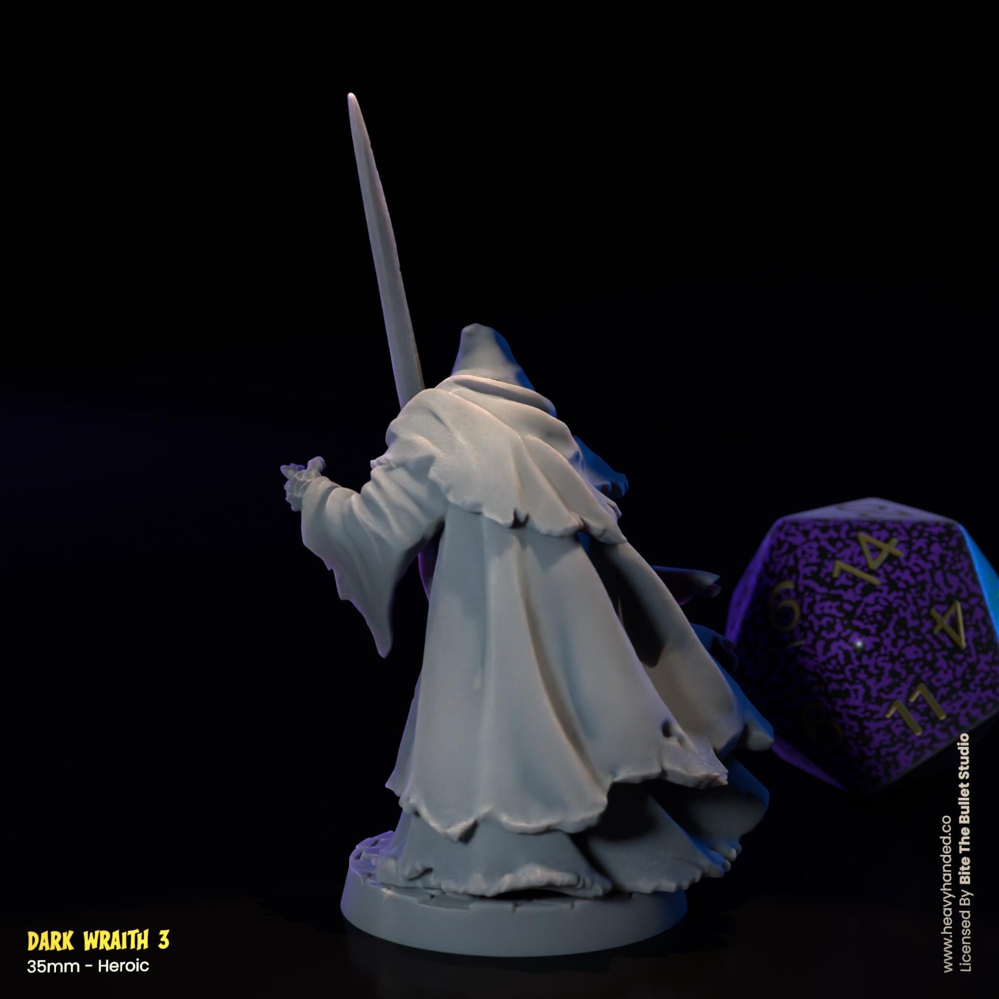 Dark Wraiths (Nazgûl) Miniatures | Dungeons and Dragons Mini RPG Tabletop Miniature DnD Painting Pathfinder 5e DnD | BtB