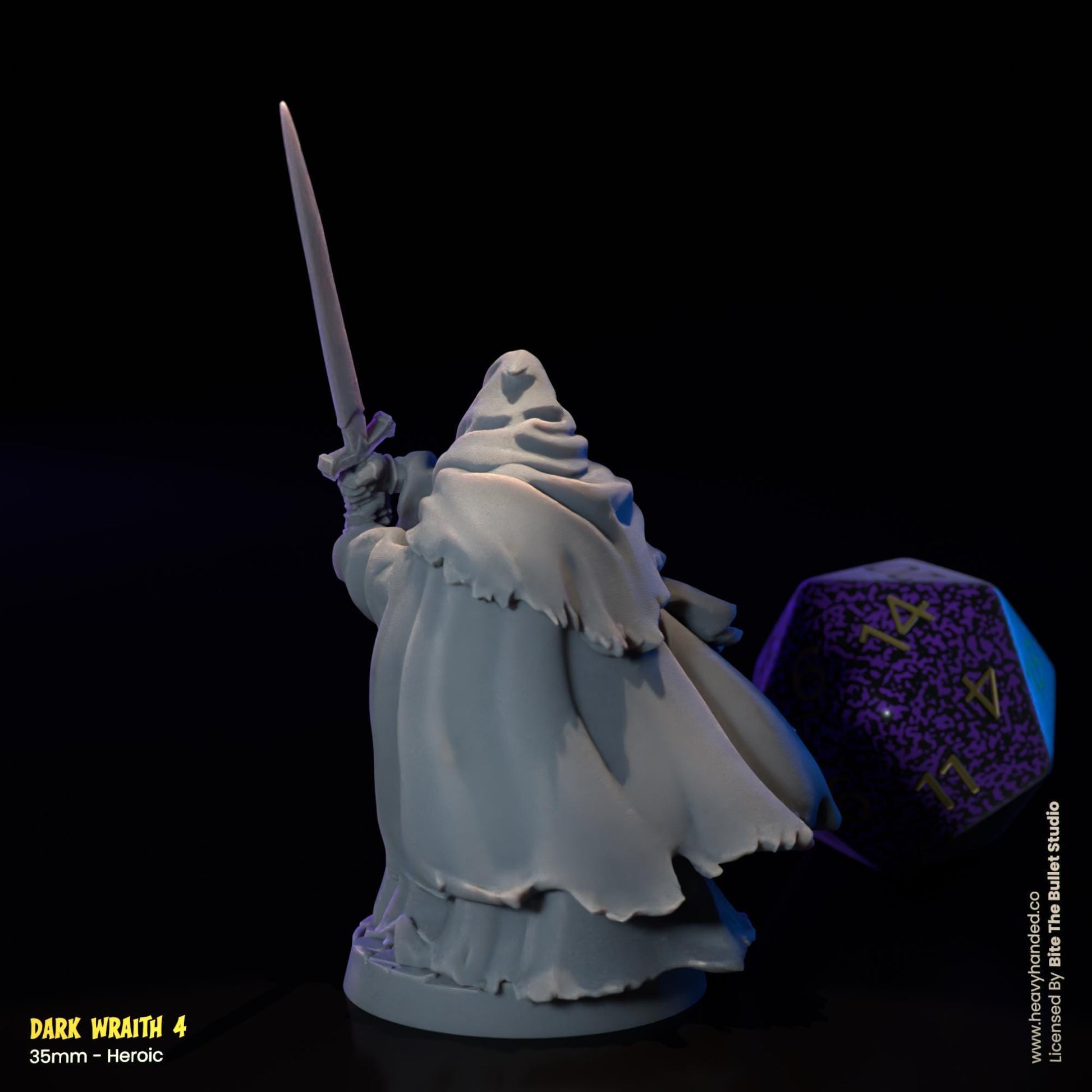 Dark Wraiths (Nazgûl) Miniatures | Dungeons and Dragons Mini RPG Tabletop Miniature DnD Painting Pathfinder 5e DnD | BtB