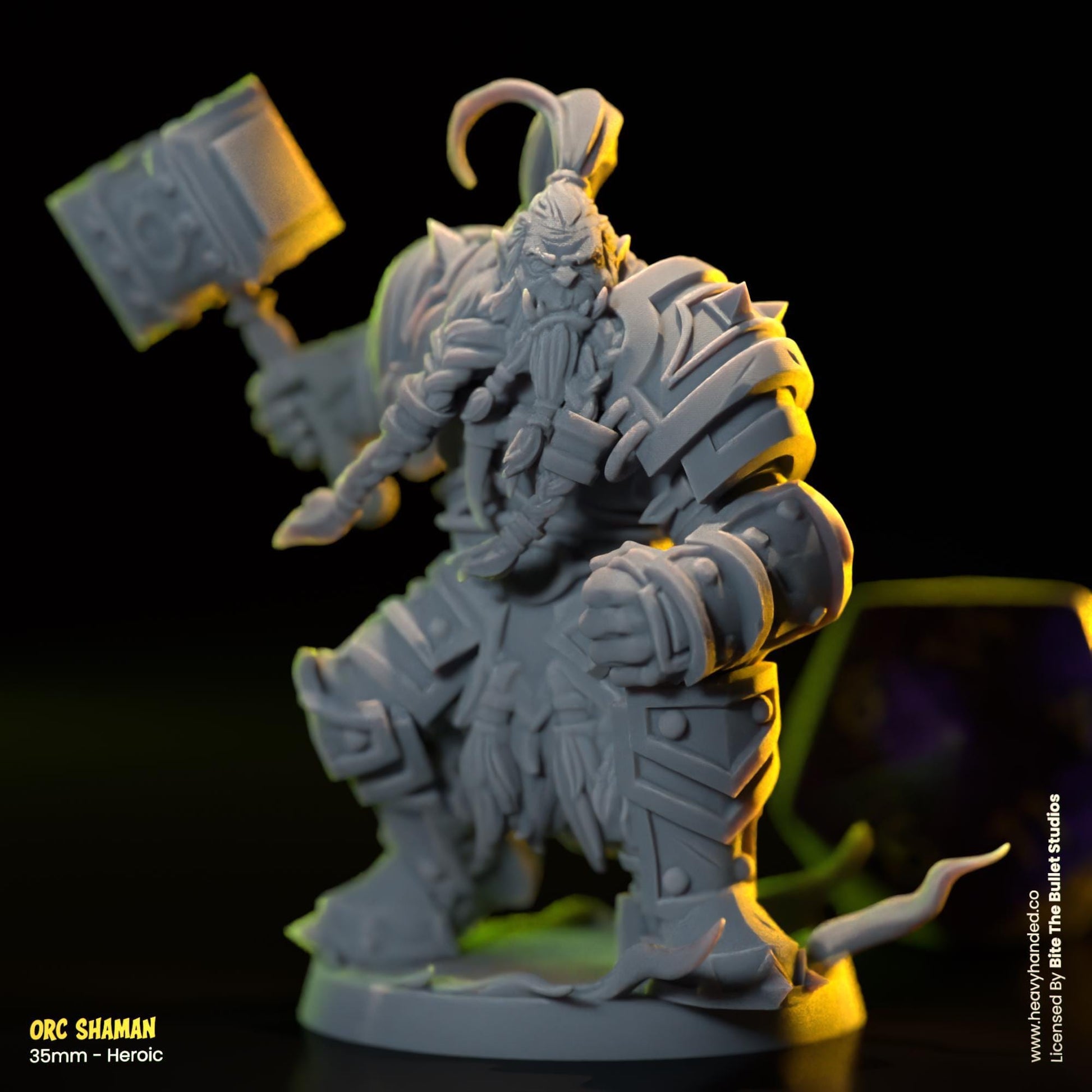 Orc Shaman | Bite the Bullet | Orcs | Tabletop RPG and D&D Fantasy Miniature