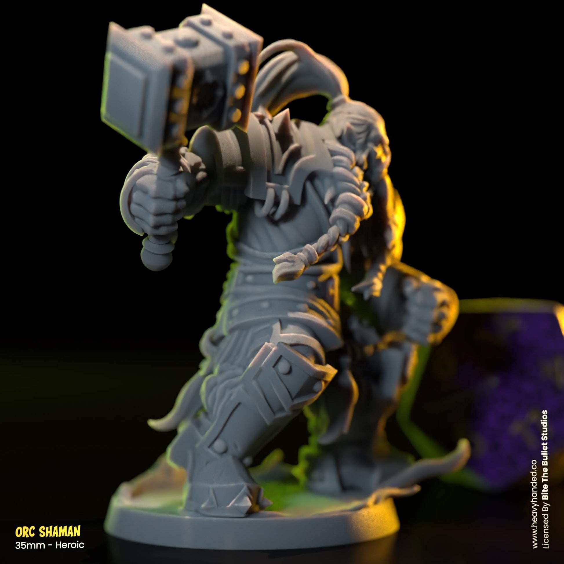 Orc Shaman | Bite the Bullet | Orcs | Tabletop RPG and D&D Fantasy Miniature