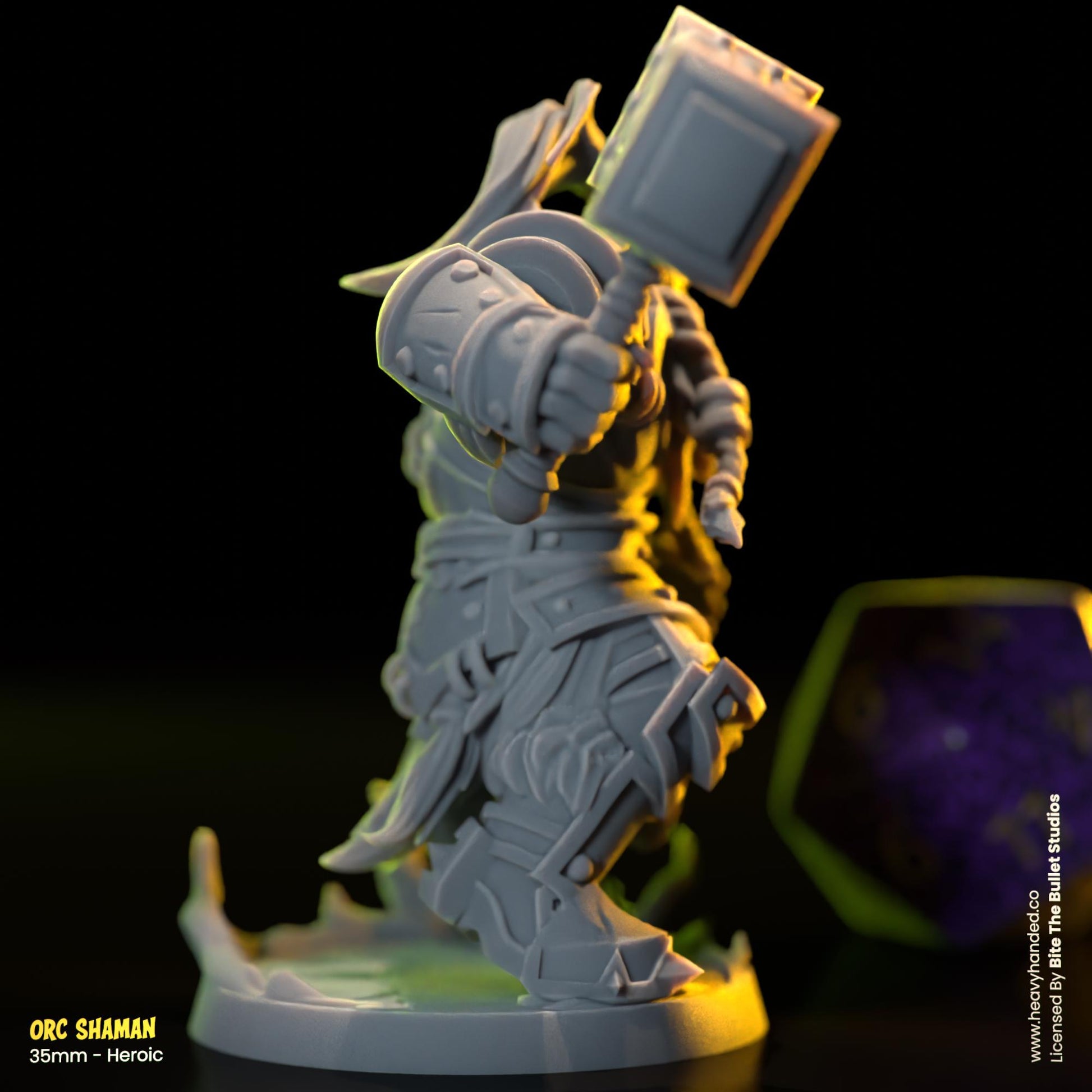 Orc Shaman | Bite the Bullet | Orcs | Tabletop RPG and D&D Fantasy Miniature
