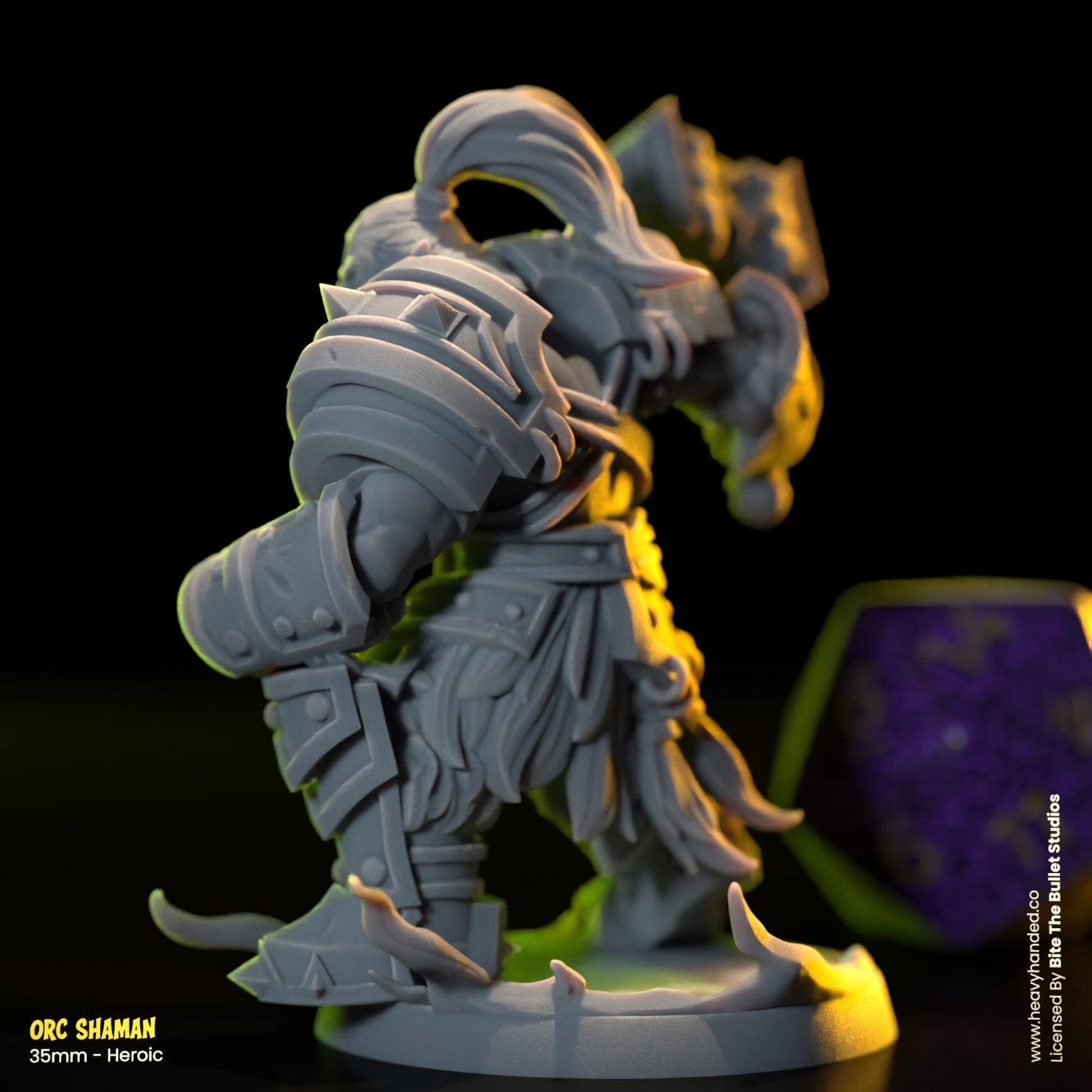 Orc Shaman | Bite the Bullet | Orcs | Tabletop RPG and D&D Fantasy Miniature