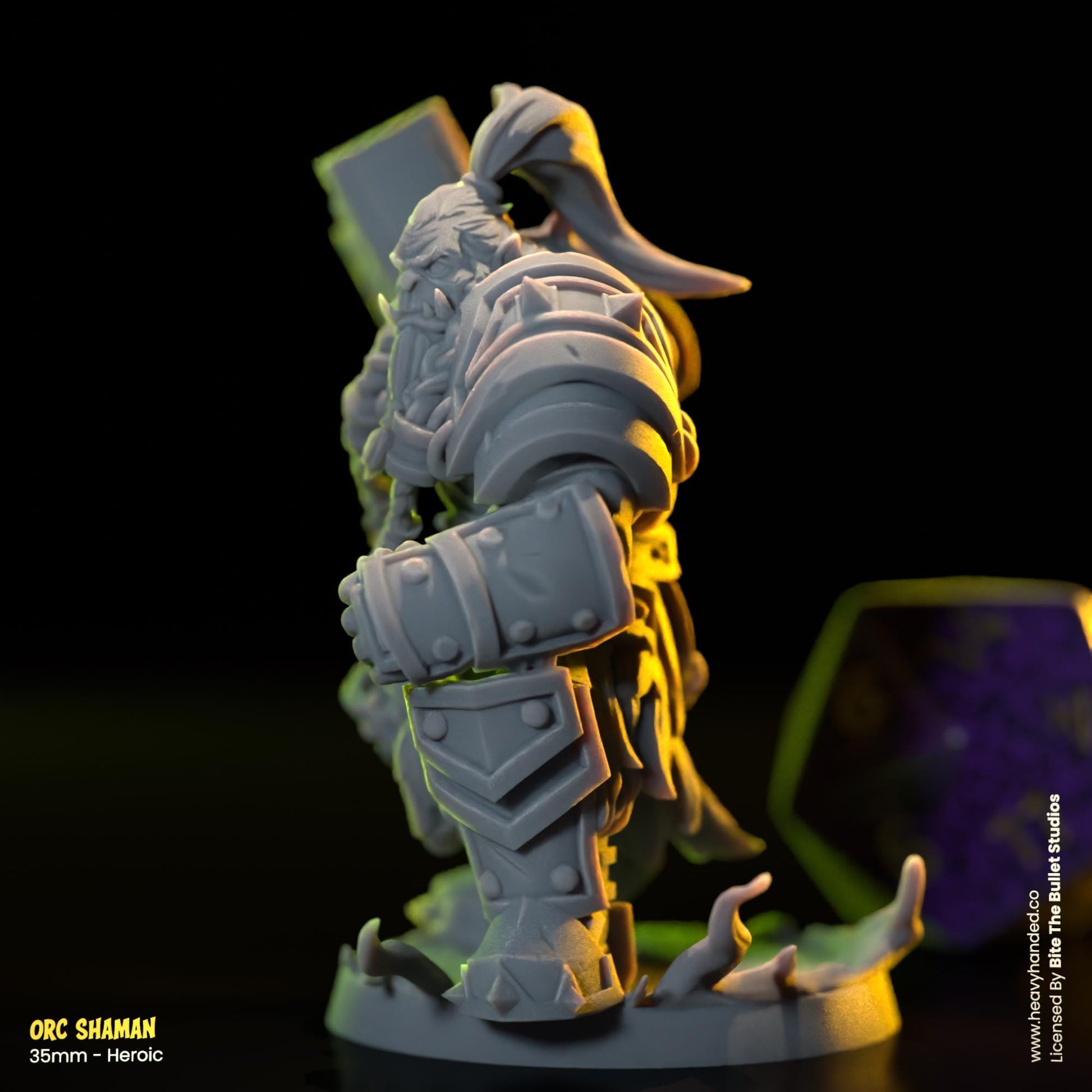 Orc Shaman | Bite the Bullet | Orcs | Tabletop RPG and D&D Fantasy Miniature