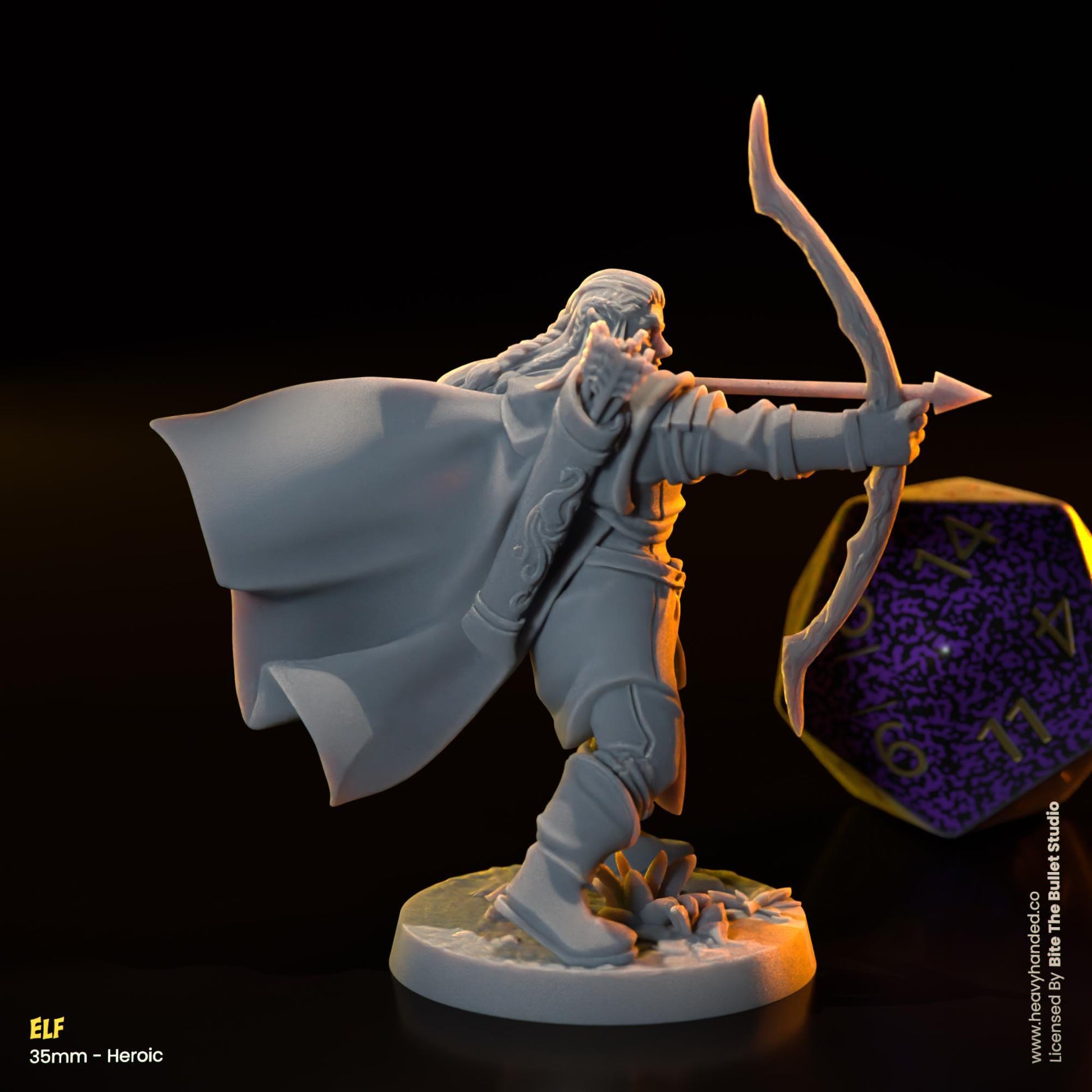 Elf Miniature (Legolas) | Dungeons and Dragons Mini RPG Tabletop Miniature DnD Painting Pathfinder 5e DnD | BtB