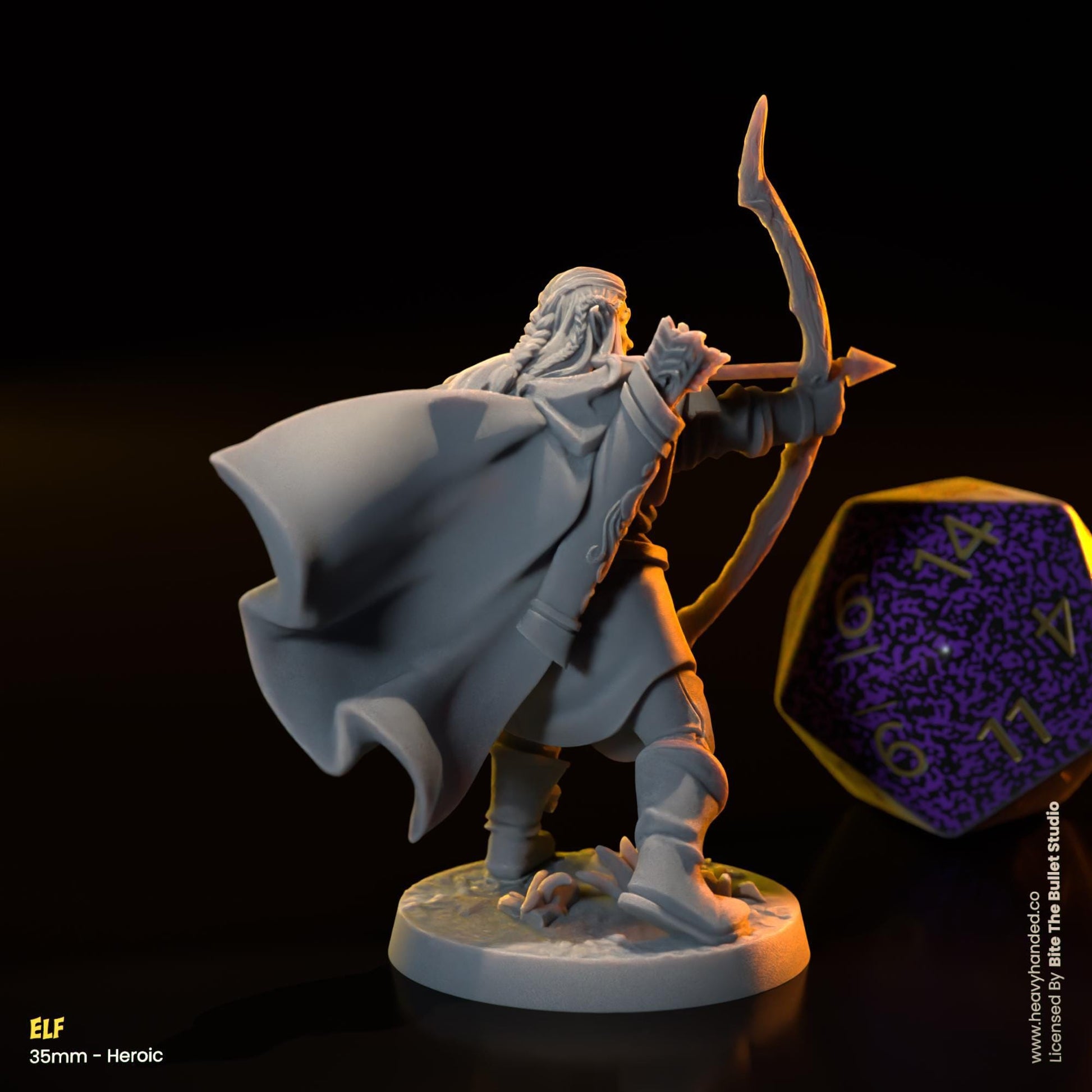 Elf Miniature (Legolas) | Dungeons and Dragons Mini RPG Tabletop Miniature DnD Painting Pathfinder 5e DnD | BtB
