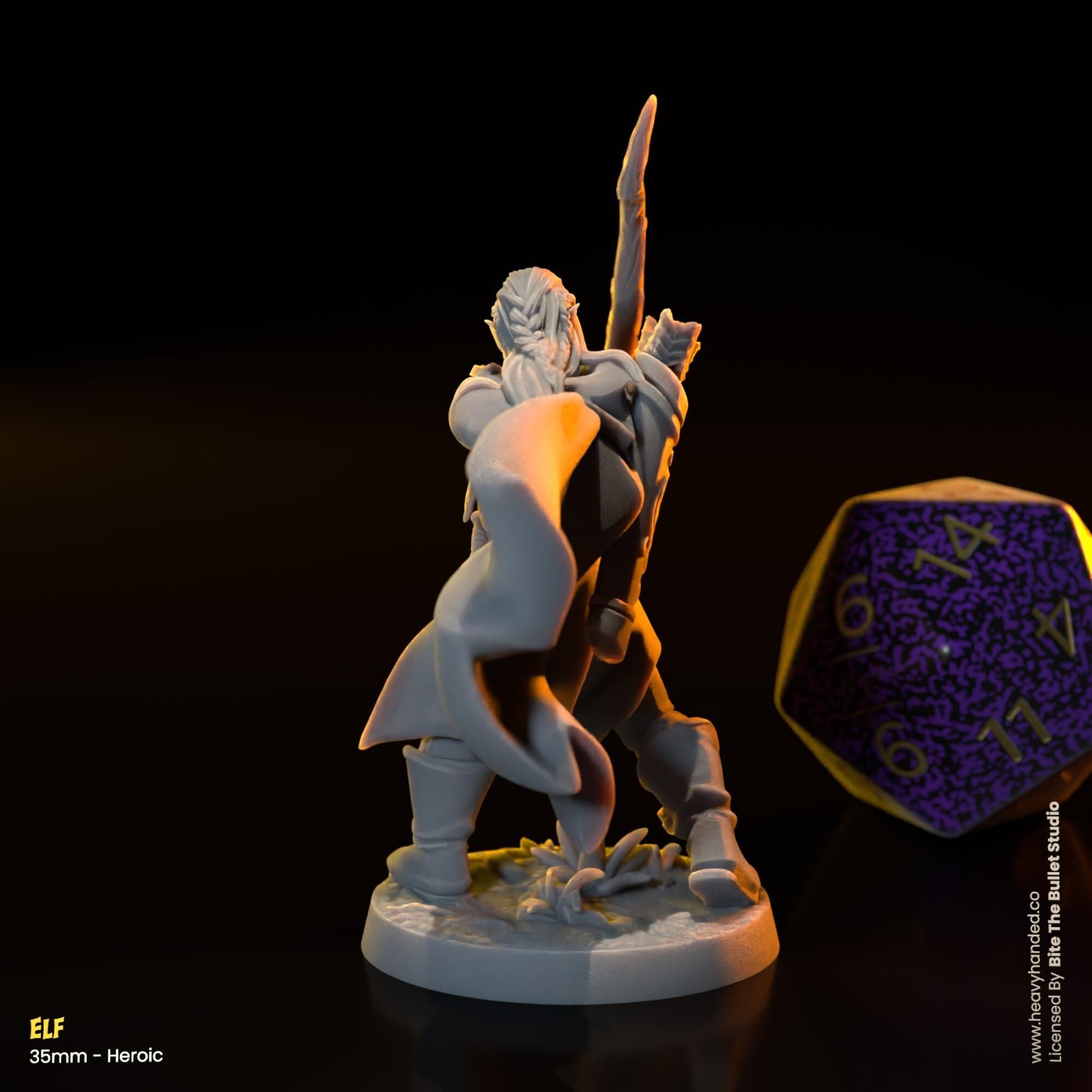 Elf Miniature (Legolas) | Dungeons and Dragons Mini RPG Tabletop Miniature DnD Painting Pathfinder 5e DnD | BtB