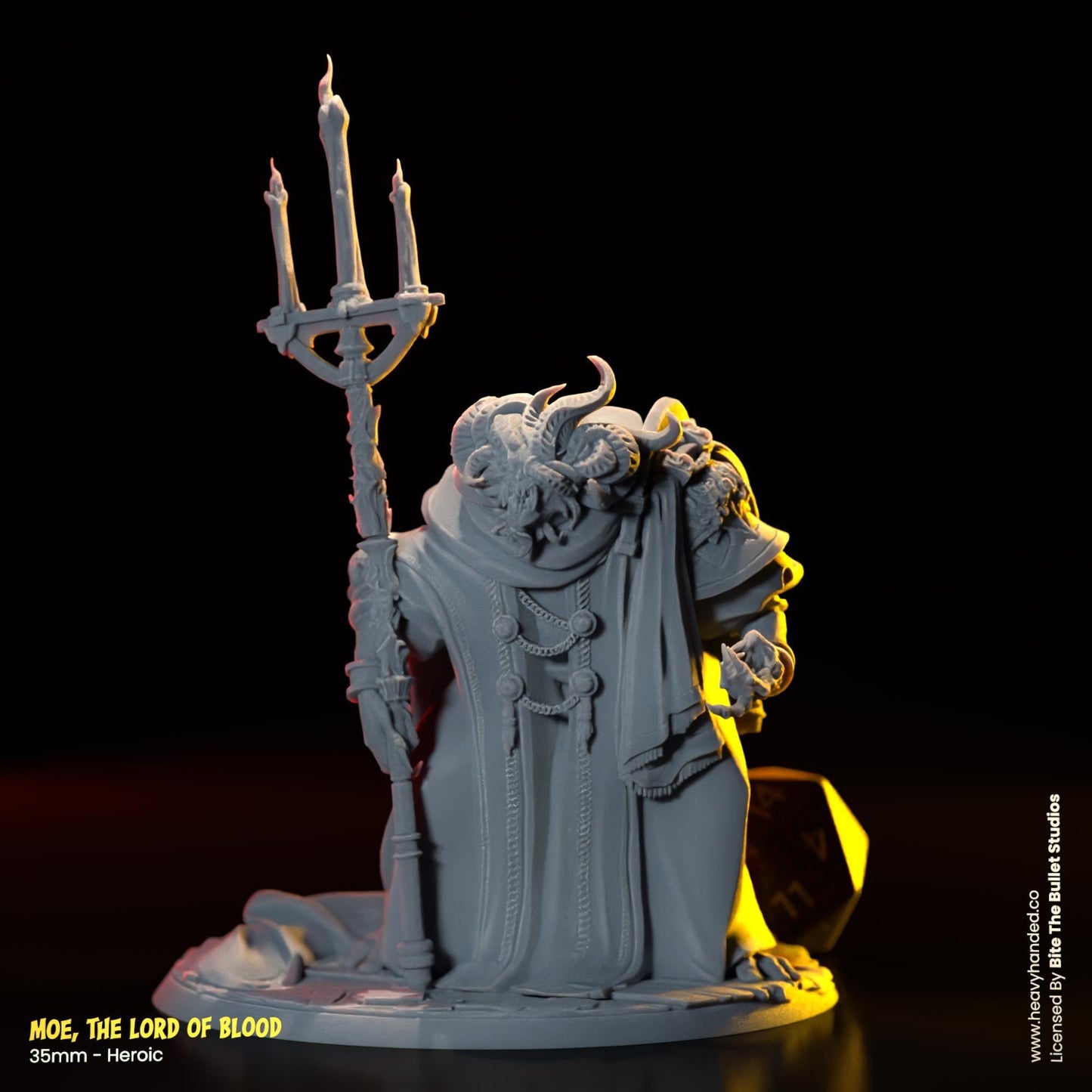 Moe, The Blood Lord | Bullet Souls Pt. 2 | Bite the Bullet | Fantasy Miniature | Elden Ring | Mohg, Lord of Blood | D&D | TTRPG | RPG Model