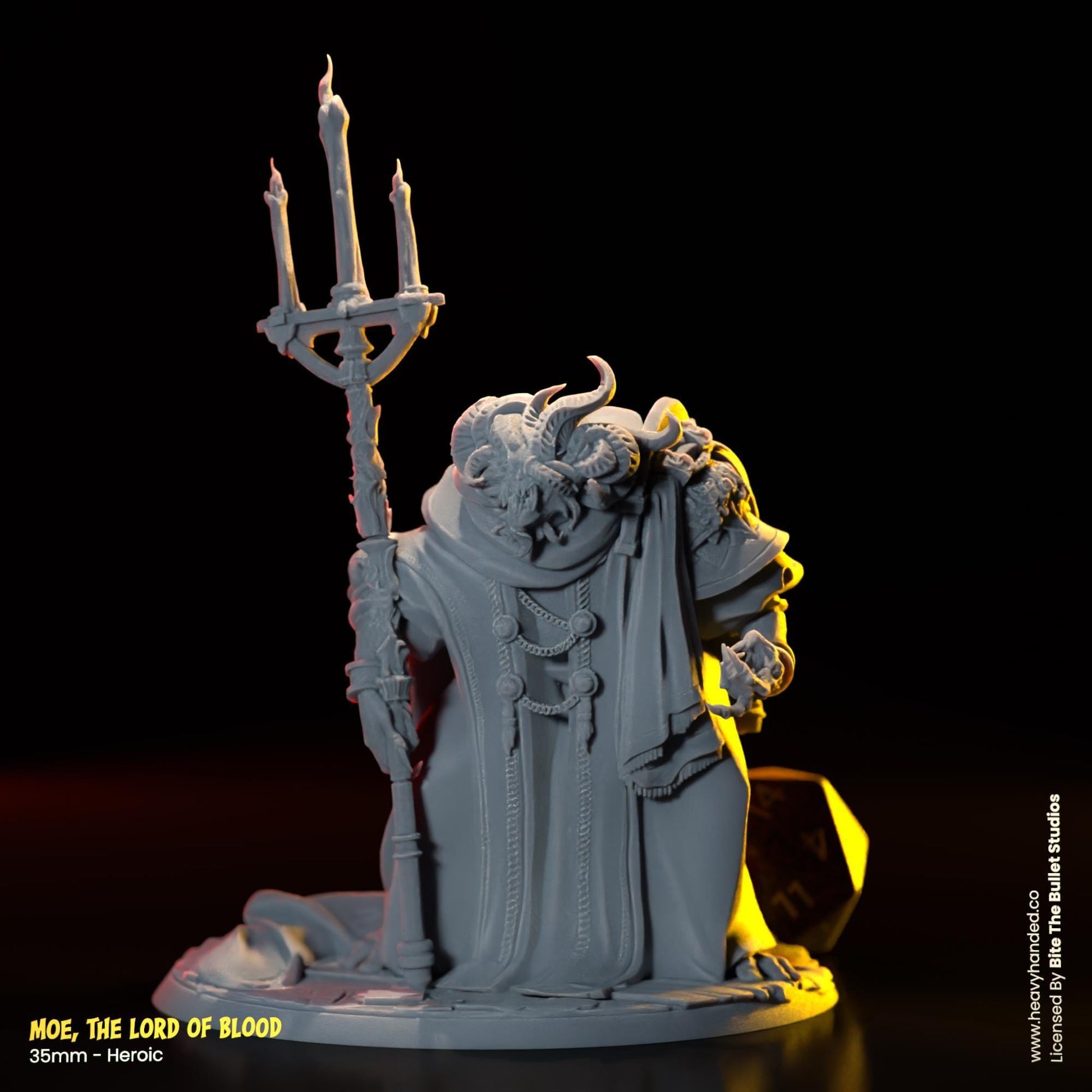 Moe, The Blood Lord | Bullet Souls Pt. 2 | Bite the Bullet | Fantasy Miniature | Elden Ring | Mohg, Lord of Blood | D&D | TTRPG | RPG Model