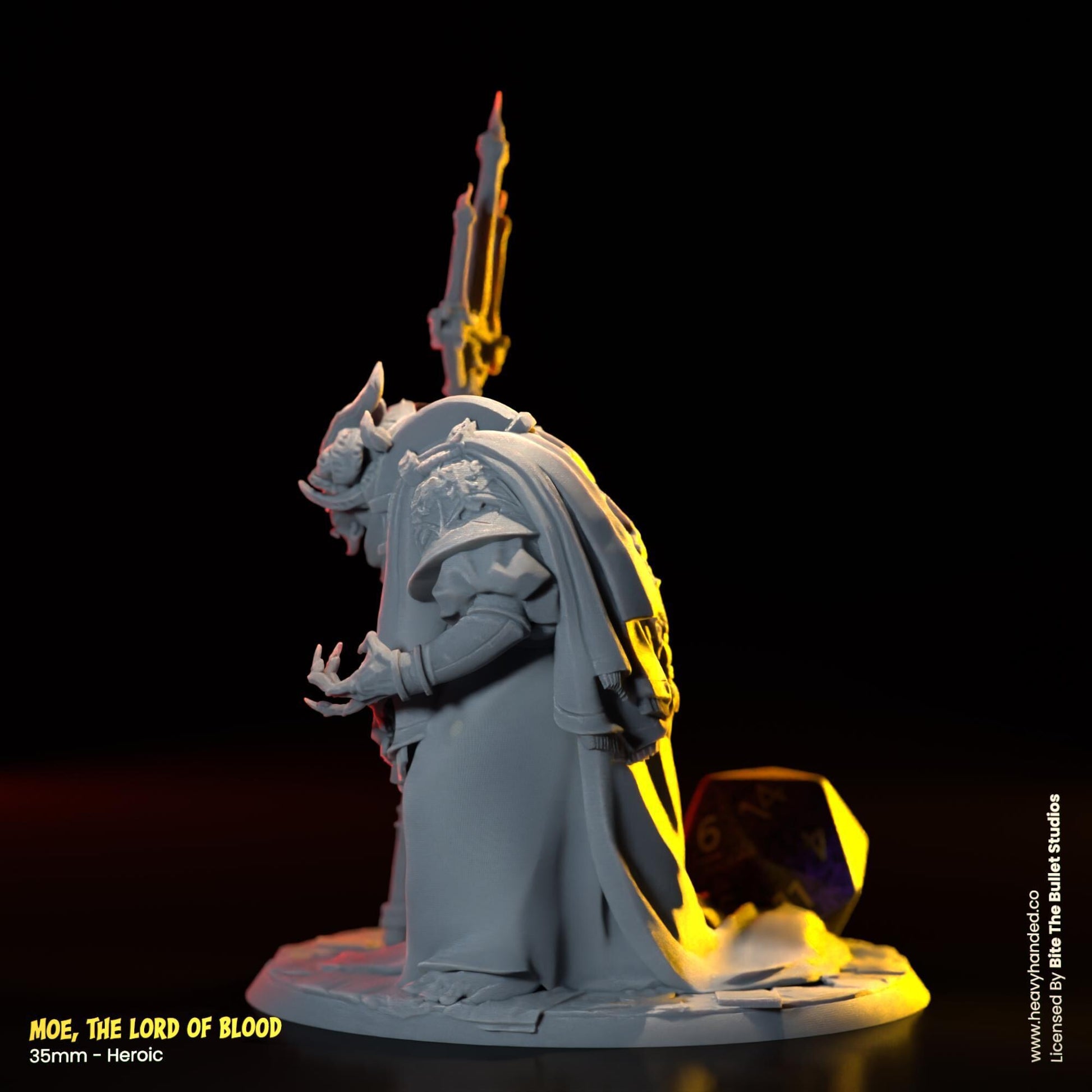 Moe, The Blood Lord | Bullet Souls Pt. 2 | Bite the Bullet | Fantasy Miniature | Elden Ring | Mohg, Lord of Blood | D&D | TTRPG | RPG Model