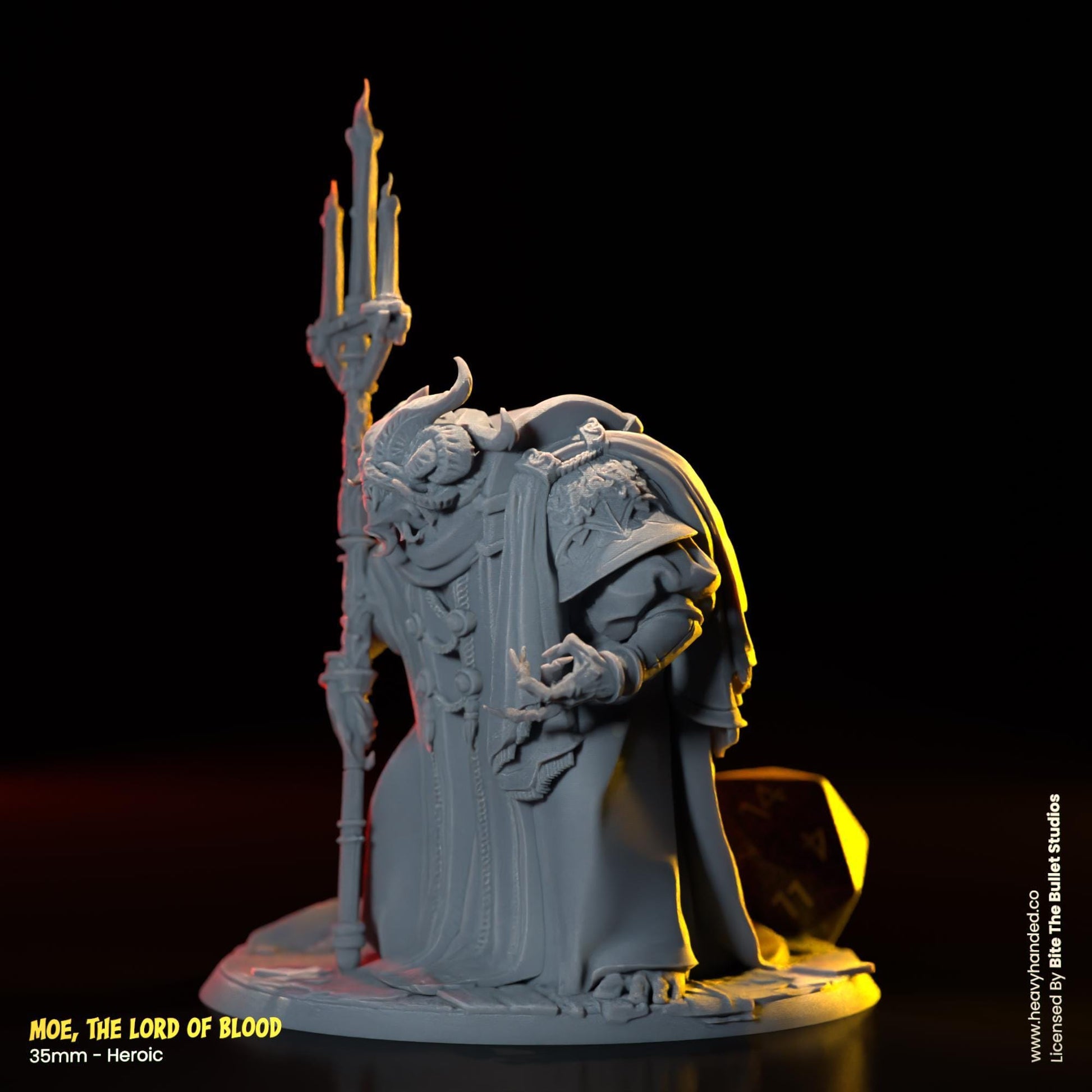 Moe, The Blood Lord | Bullet Souls Pt. 2 | Bite the Bullet | Fantasy Miniature | Elden Ring | Mohg, Lord of Blood | D&D | TTRPG | RPG Model