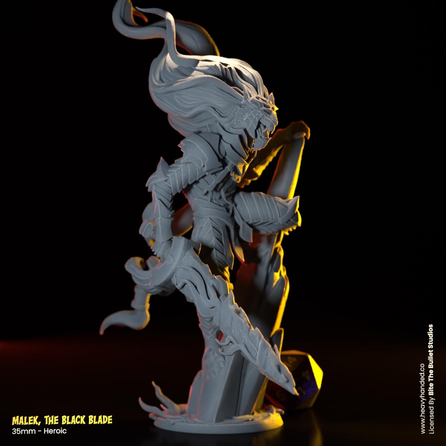 Malek, The Black Blade | Elden Ring Miniature | TTRPG and D&D Fantasy Model