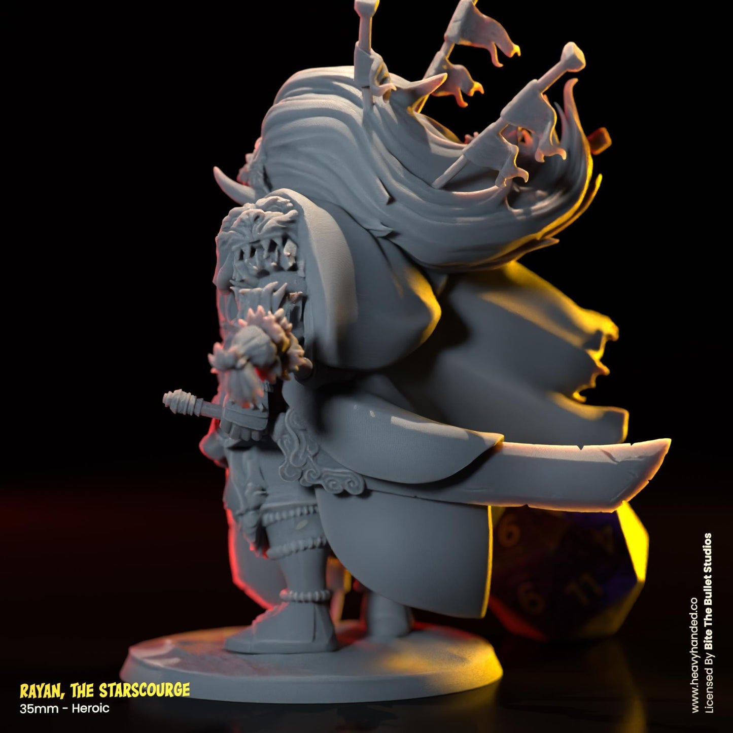 Rayan, The Starscourge | Bullet Souls Pt. 2 | Bite the Bullet | Radahn, the Starscourge | Fantasy Miniature | Elden Ring | D&D | RPG Model