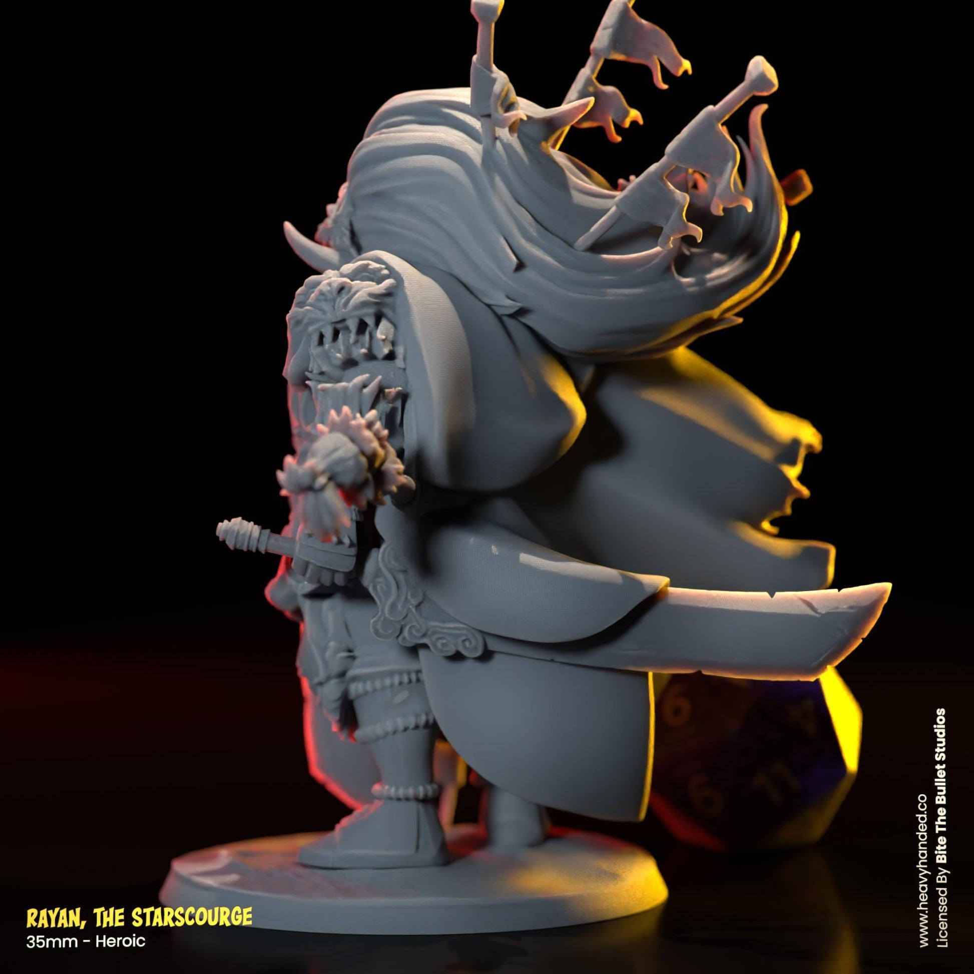 Rayan, The Starscourge | Bullet Souls Pt. 2 | Bite the Bullet | Radahn, the Starscourge | Fantasy Miniature | Elden Ring | D&D | RPG Model