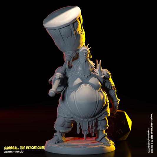 Hannibal, The Executioner | Bullet Souls Pt. 2 | Bite the Bullet | Fantasy Miniature | Executioner Smough | D&D | TTRPG | RPG Model