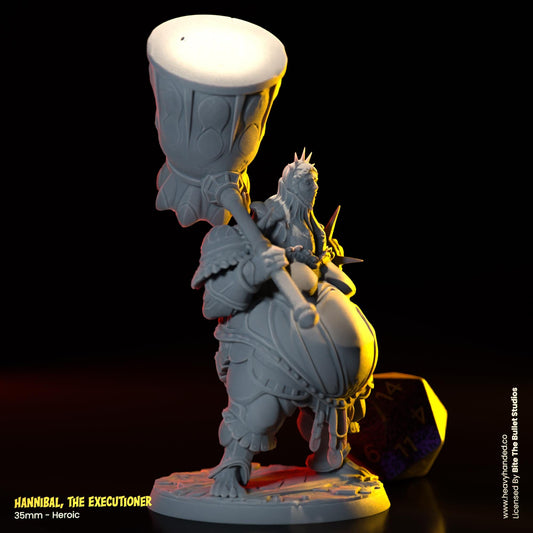 Hannibal, The Executioner | Bullet Souls Pt. 2 | Bite the Bullet | Fantasy Miniature | Executioner Smough | D&D | TTRPG | RPG Model