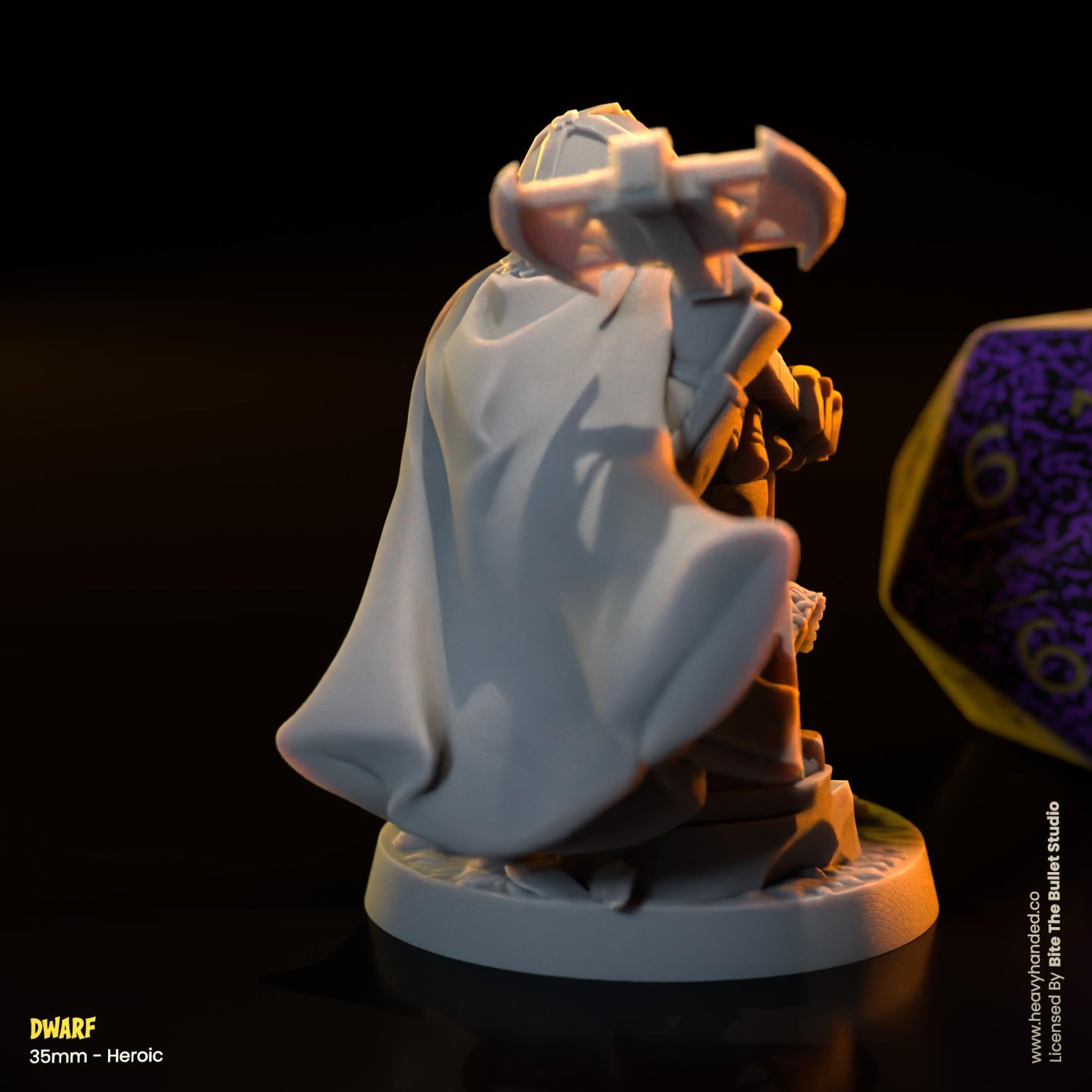 Dwarf Miniature (Gimli) | Dungeons and Dragons Mini RPG Tabletop Miniature DnD Painting Pathfinder 5e DnD | BtB