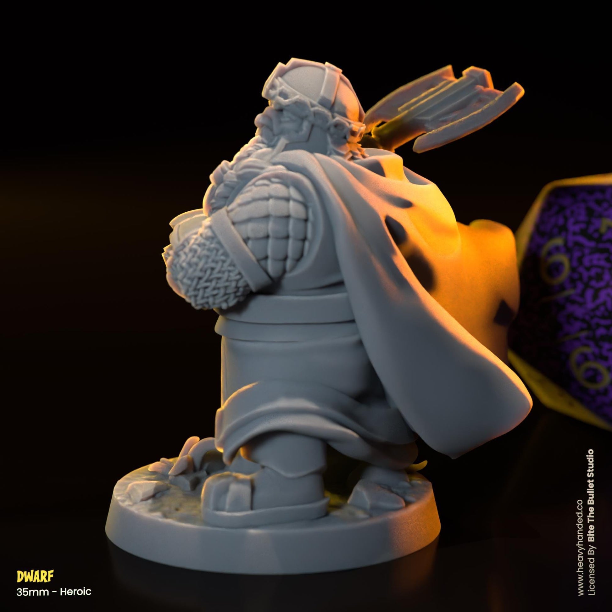 Dwarf Miniature (Gimli) | Dungeons and Dragons Mini RPG Tabletop Miniature DnD Painting Pathfinder 5e DnD | BtB