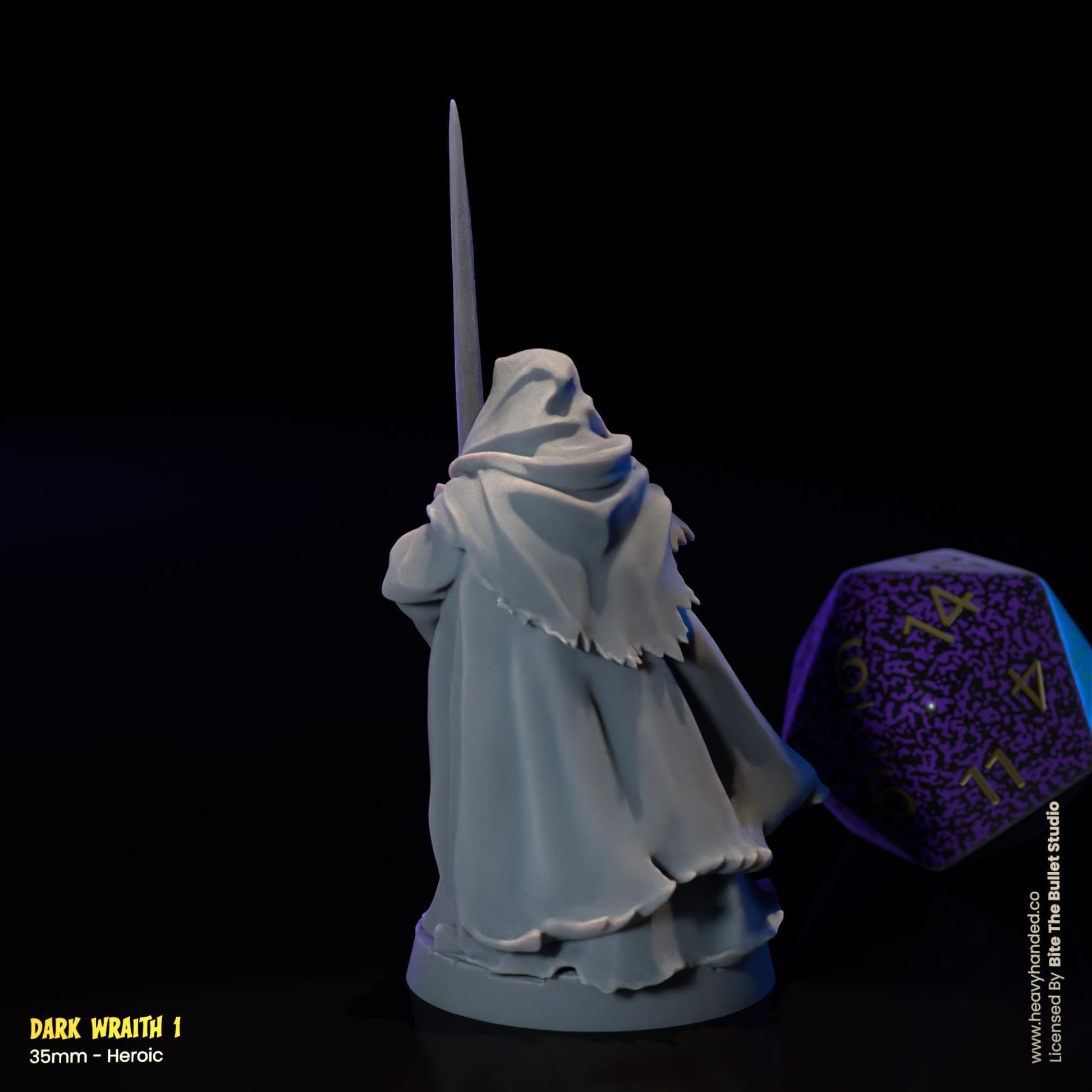 Dark Wraiths (Nazgûl) Miniatures | Dungeons and Dragons Mini RPG Tabletop Miniature DnD Painting Pathfinder 5e DnD | BtB