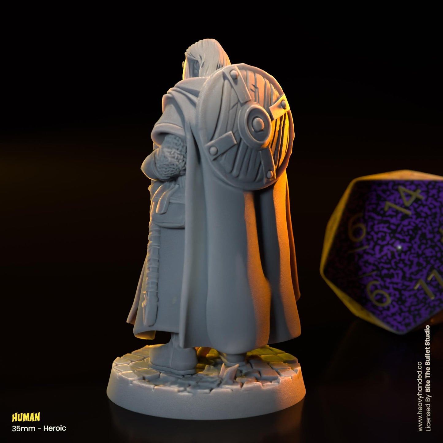 Human Miniature (Boromir) | Dungeons and Dragons Mini RPG Tabletop Miniature DnD Painting Pathfinder 5e DnD | BtB