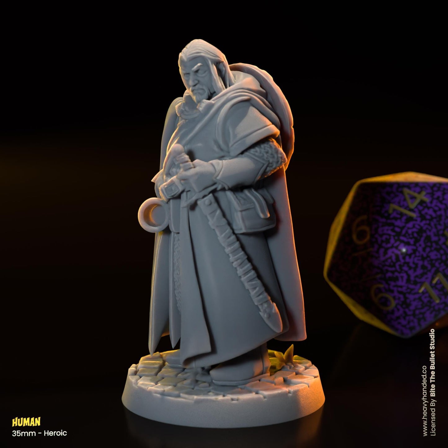 Human Miniature (Boromir) | Dungeons and Dragons Mini RPG Tabletop Miniature DnD Painting Pathfinder 5e DnD | BtB