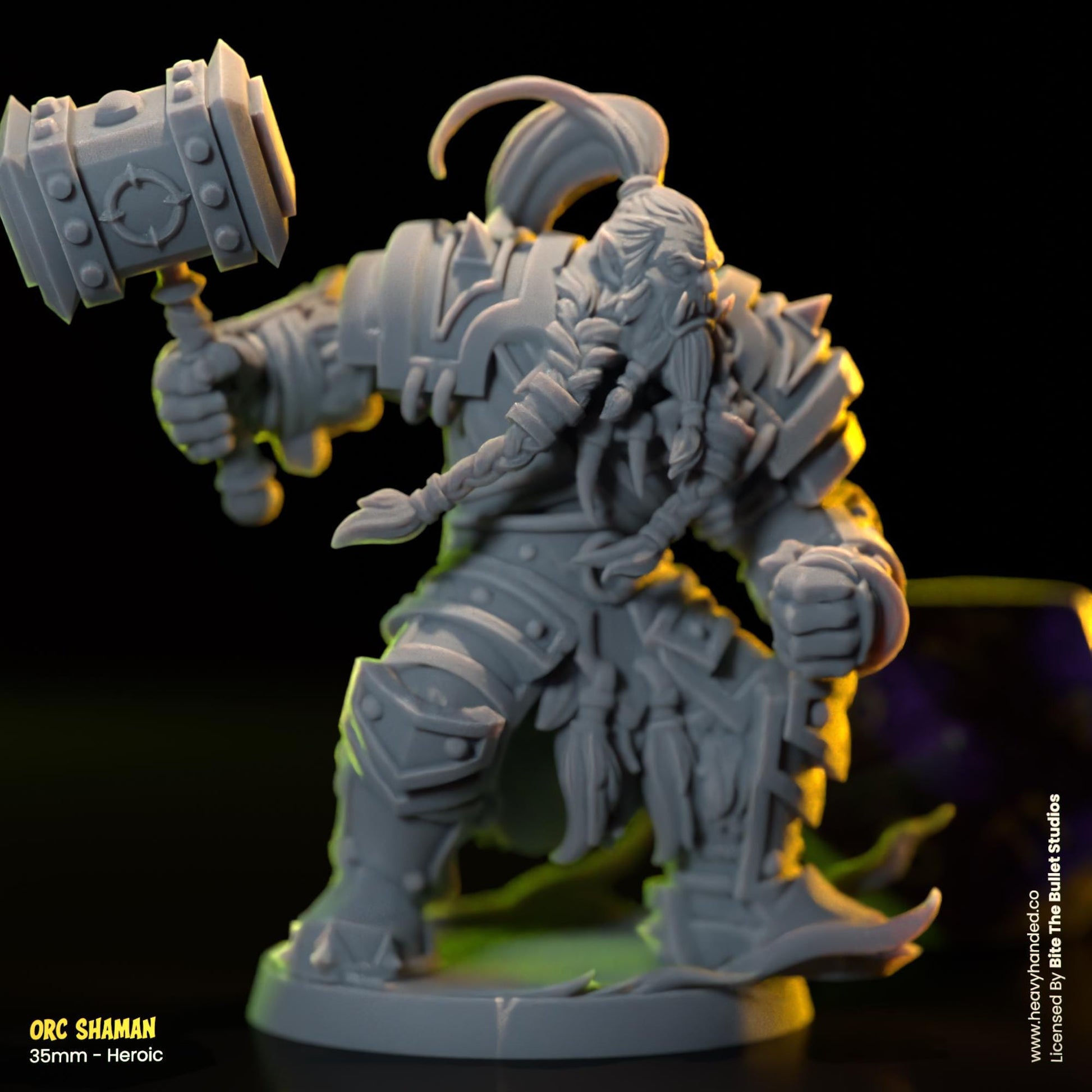 Orc Shaman | Bite the Bullet | Orcs | Tabletop RPG and D&D Fantasy Miniature