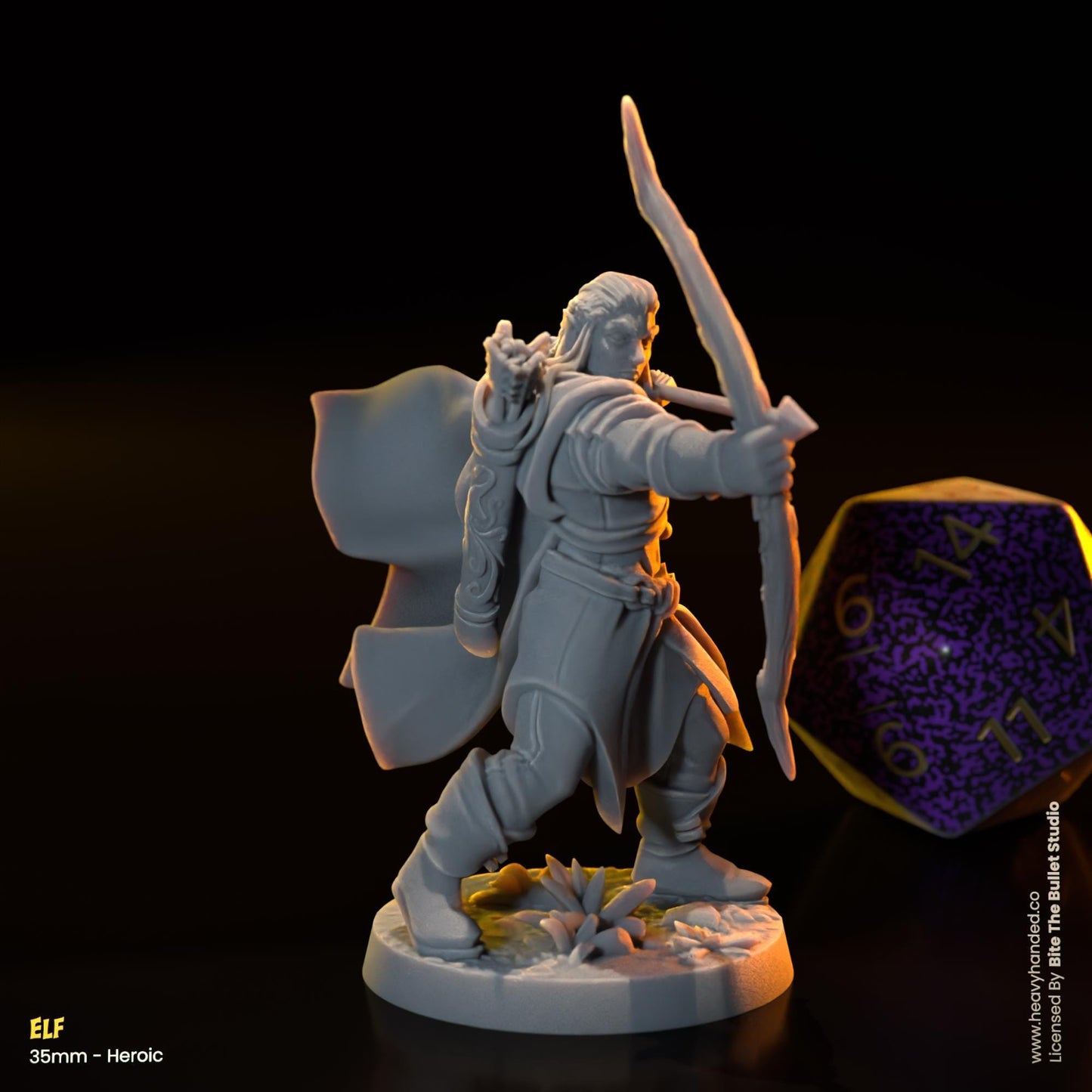 Elf Miniature (Legolas) | Dungeons and Dragons Mini RPG Tabletop Miniature DnD Painting Pathfinder 5e DnD | BtB